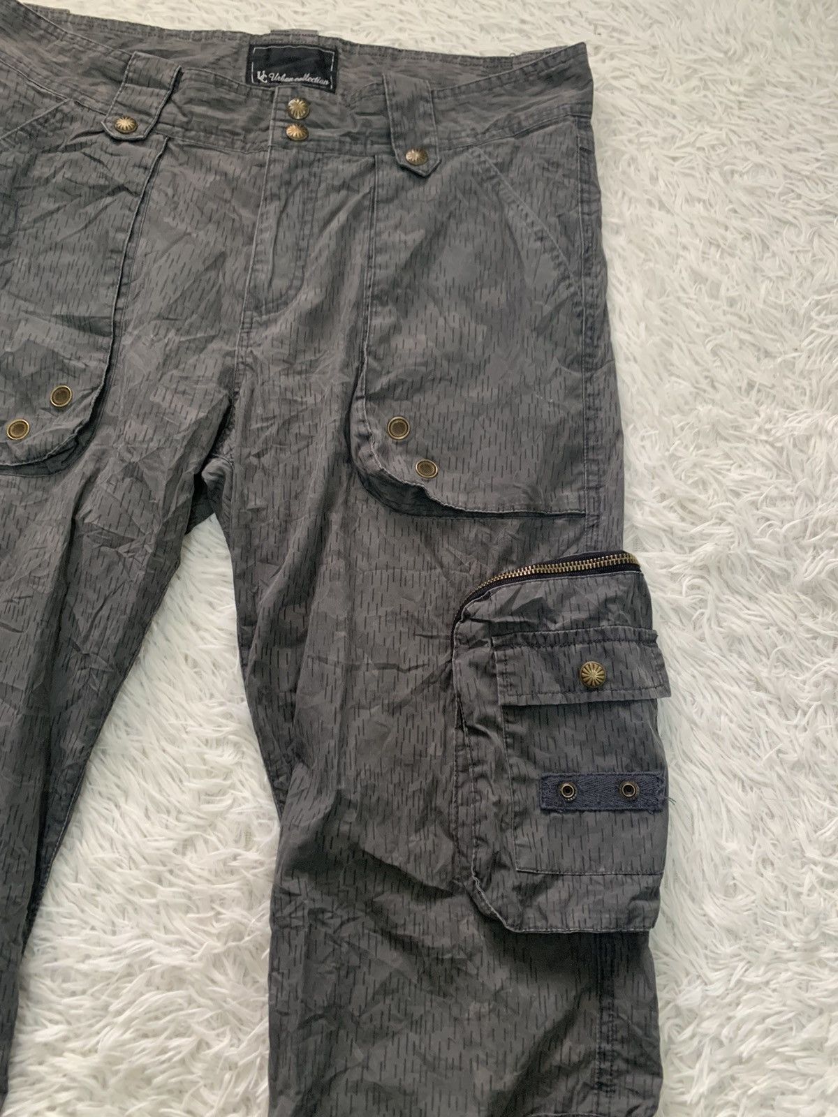 Japanese Brand UC Urban Collection Cargo Para Flair Pants Size US 34 / EU 50 - 5 Thumbnail