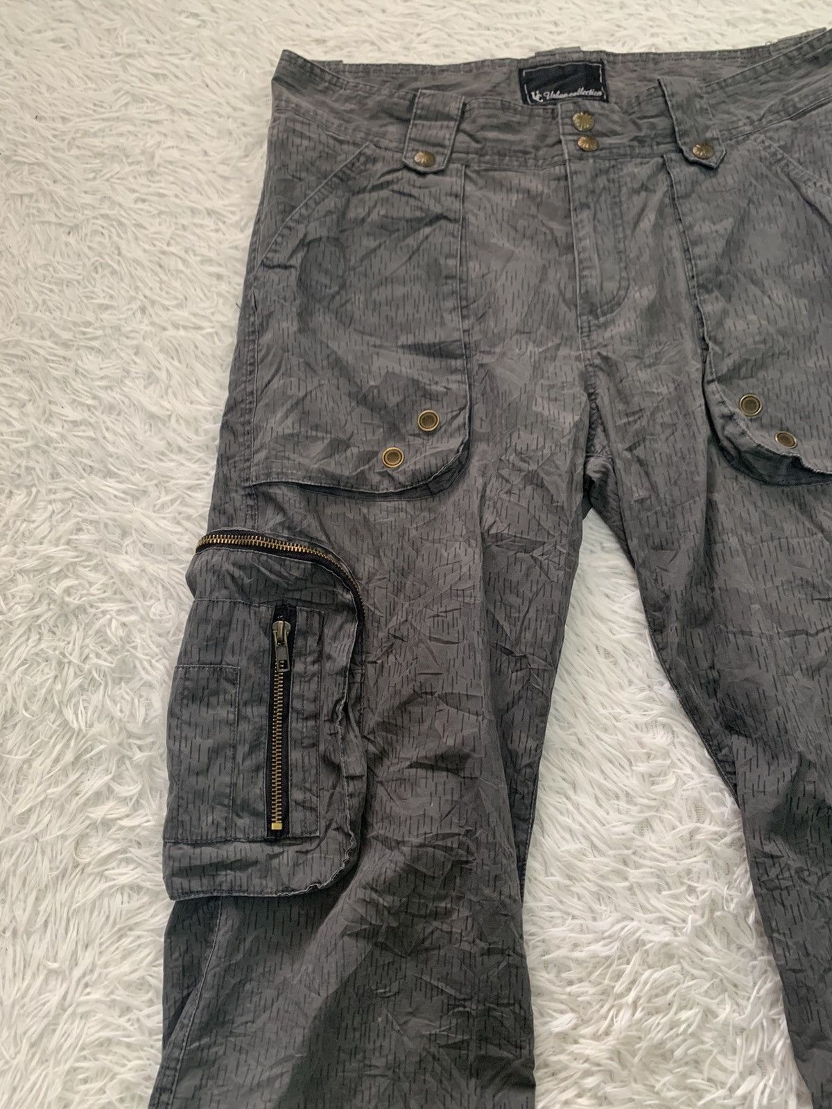 Japanese Brand UC Urban Collection Cargo Para Flair Pants Size US 34 / EU 50 - 6 Thumbnail