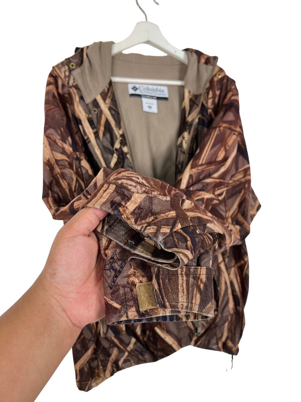 Columbia 🔥 VINTAGE COLUMBIA REAL TREE JUNGLE JACKET Size US M / EU 48-50 / 2 - 9 Thumbnail