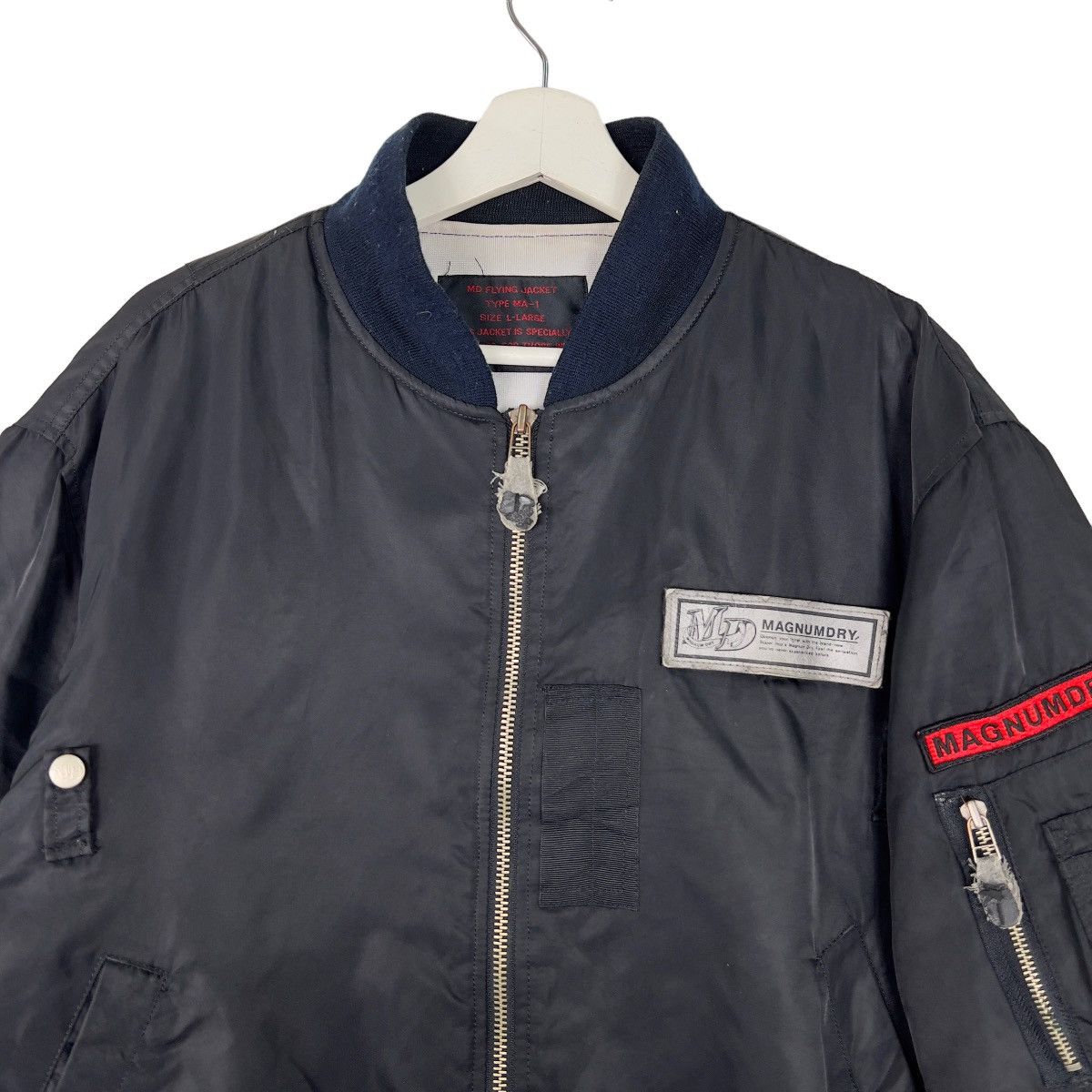 Japanese Brand 🔥 RIOT MAGNUM DRY INSPIRED BY RAF SIMONS BOMBER JACKET Size US L / EU 52-54 / 3 - 5 Thumbnail