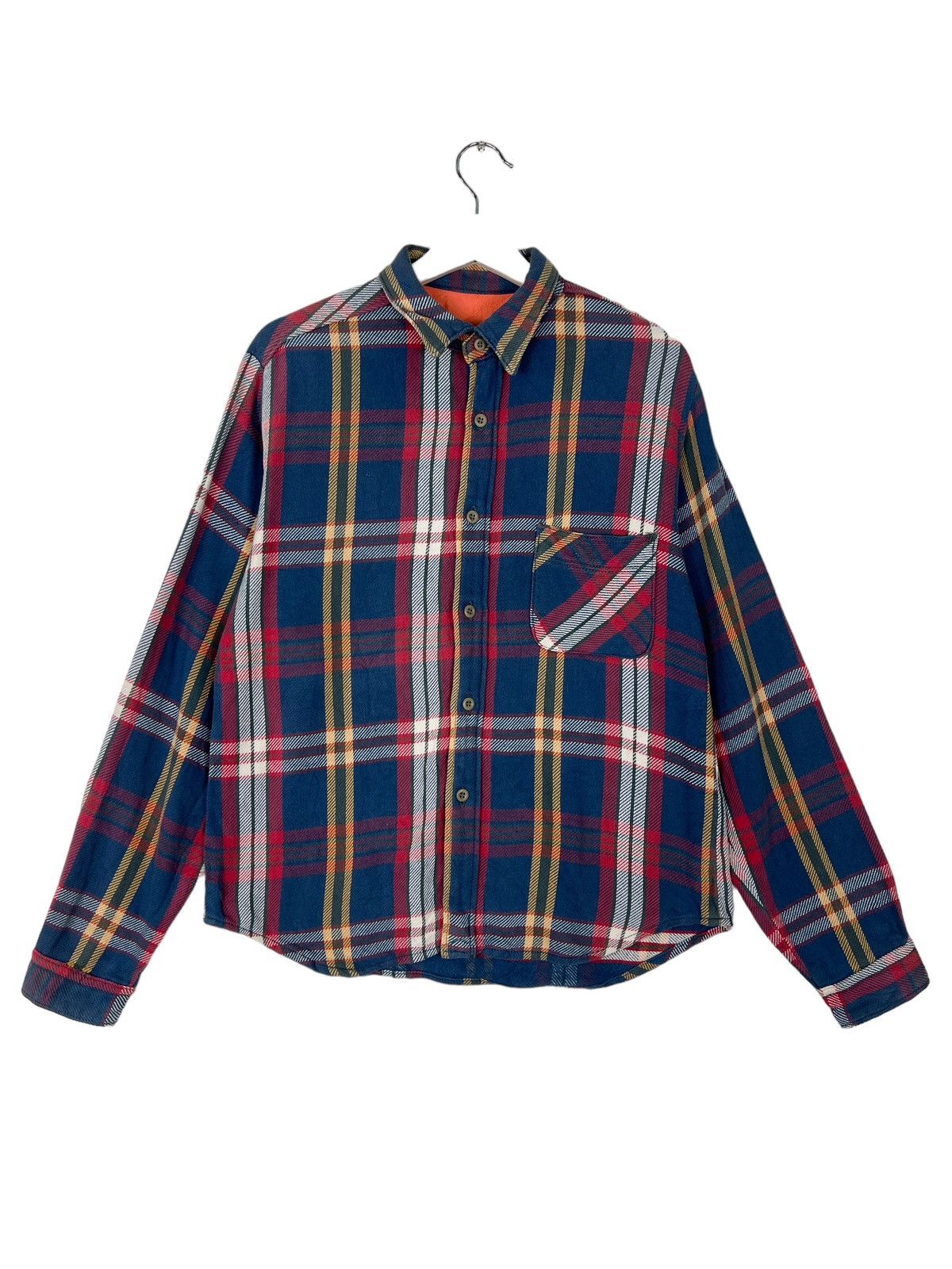 Japanese Brand × Sugar Cane × Toyo Enterprises 🔥 NORTH MARINE INDIGO COTTON FLANNEL SHIRT Size US M / EU 48-50 / 2 - 4 Thumbnail