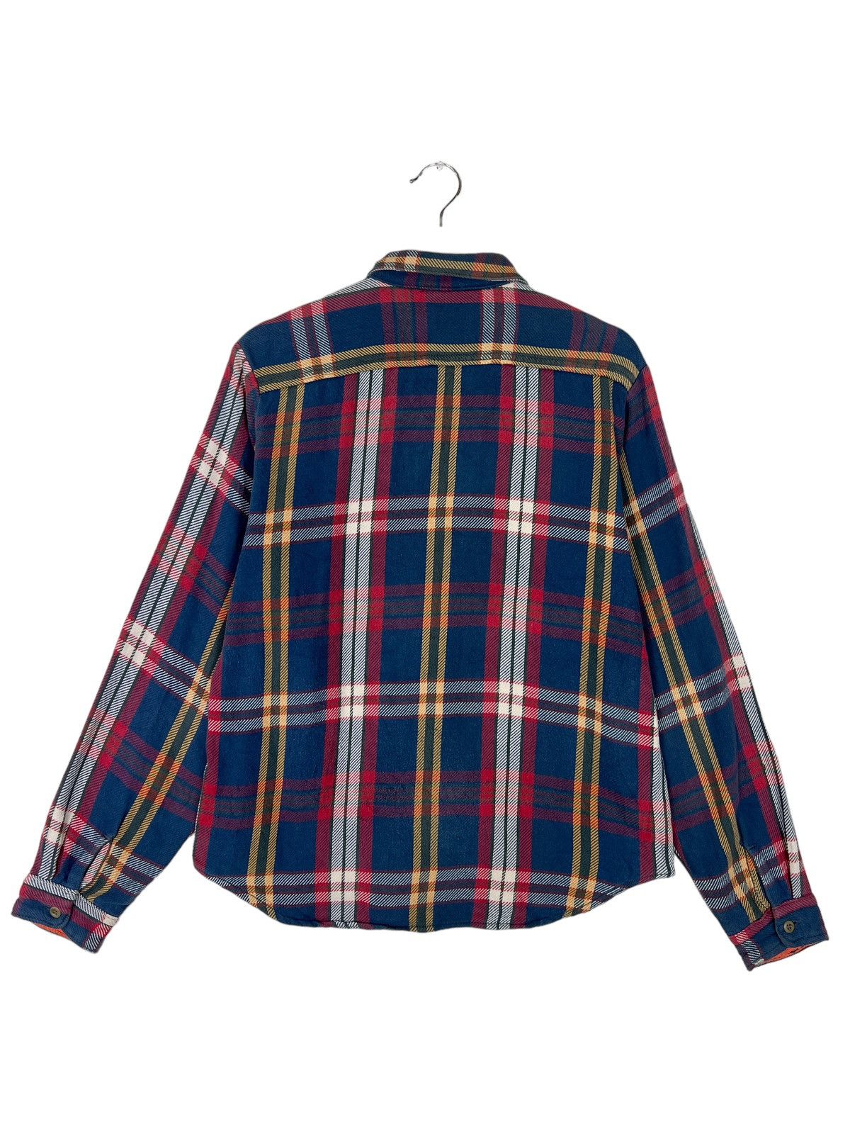 Japanese Brand × Sugar Cane × Toyo Enterprises 🔥 NORTH MARINE INDIGO COTTON FLANNEL SHIRT Size US M / EU 48-50 / 2 - 7 Thumbnail