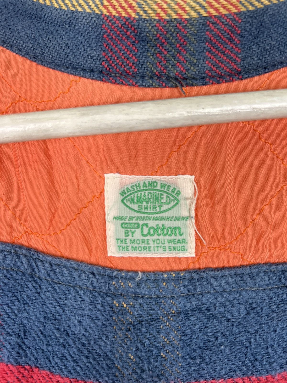 Japanese Brand × Sugar Cane × Toyo Enterprises 🔥 NORTH MARINE INDIGO COTTON FLANNEL SHIRT Size US M / EU 48-50 / 2 - 9 Thumbnail