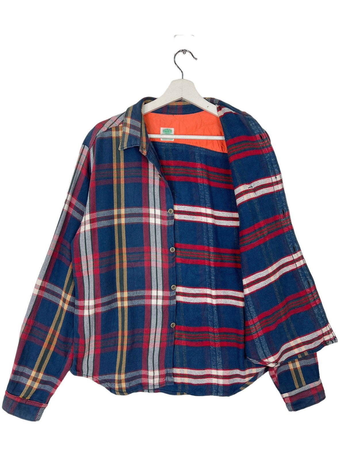 Japanese Brand × Sugar Cane × Toyo Enterprises 🔥 NORTH MARINE INDIGO COTTON FLANNEL SHIRT Size US M / EU 48-50 / 2 - 5 Thumbnail