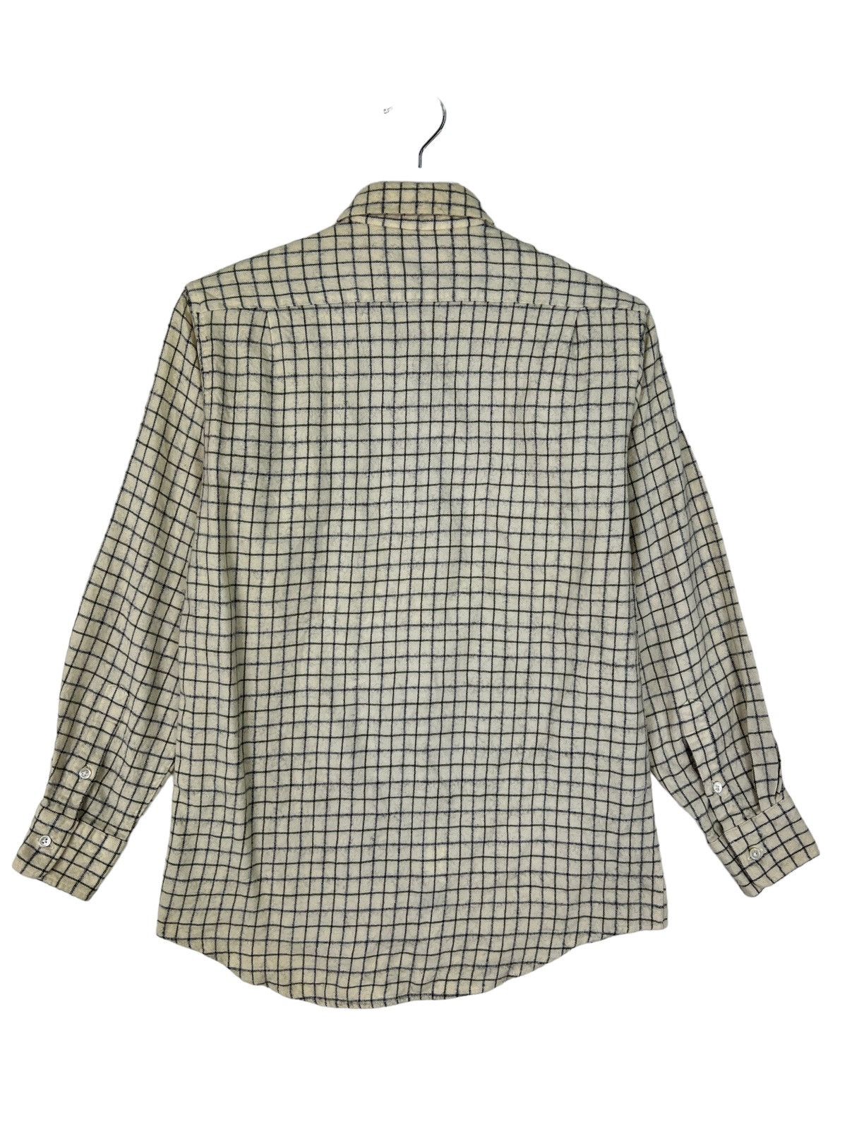 Burberry 🔥 VINTAGE BURBERRYS WOOL CASHMERE SHIRT Size L / US 10 / IT 46 - 8 Thumbnail
