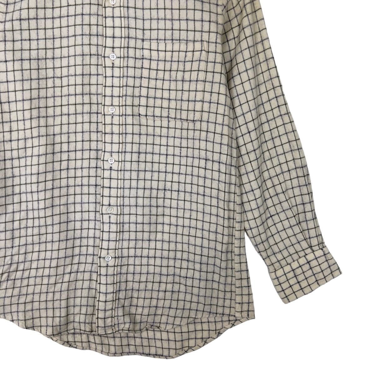 Burberry 🔥 VINTAGE BURBERRYS WOOL CASHMERE SHIRT Size L / US 10 / IT 46 - 4 Thumbnail