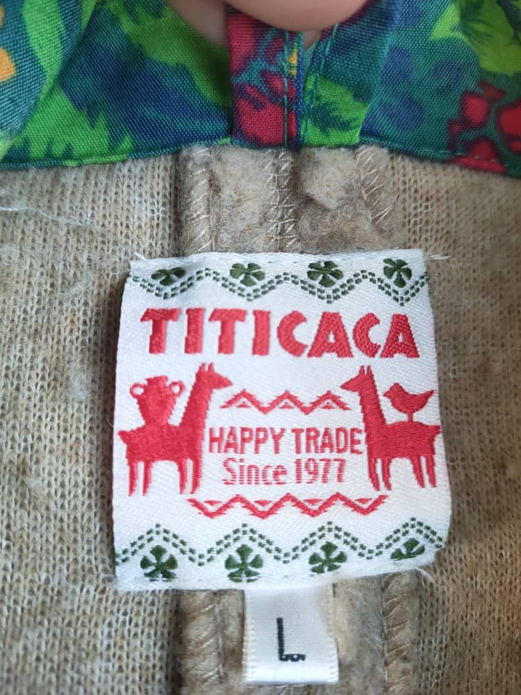 Japanese Brand Titicaca Pattern Fleece Size L / US 10 / IT 46 - 3 Thumbnail