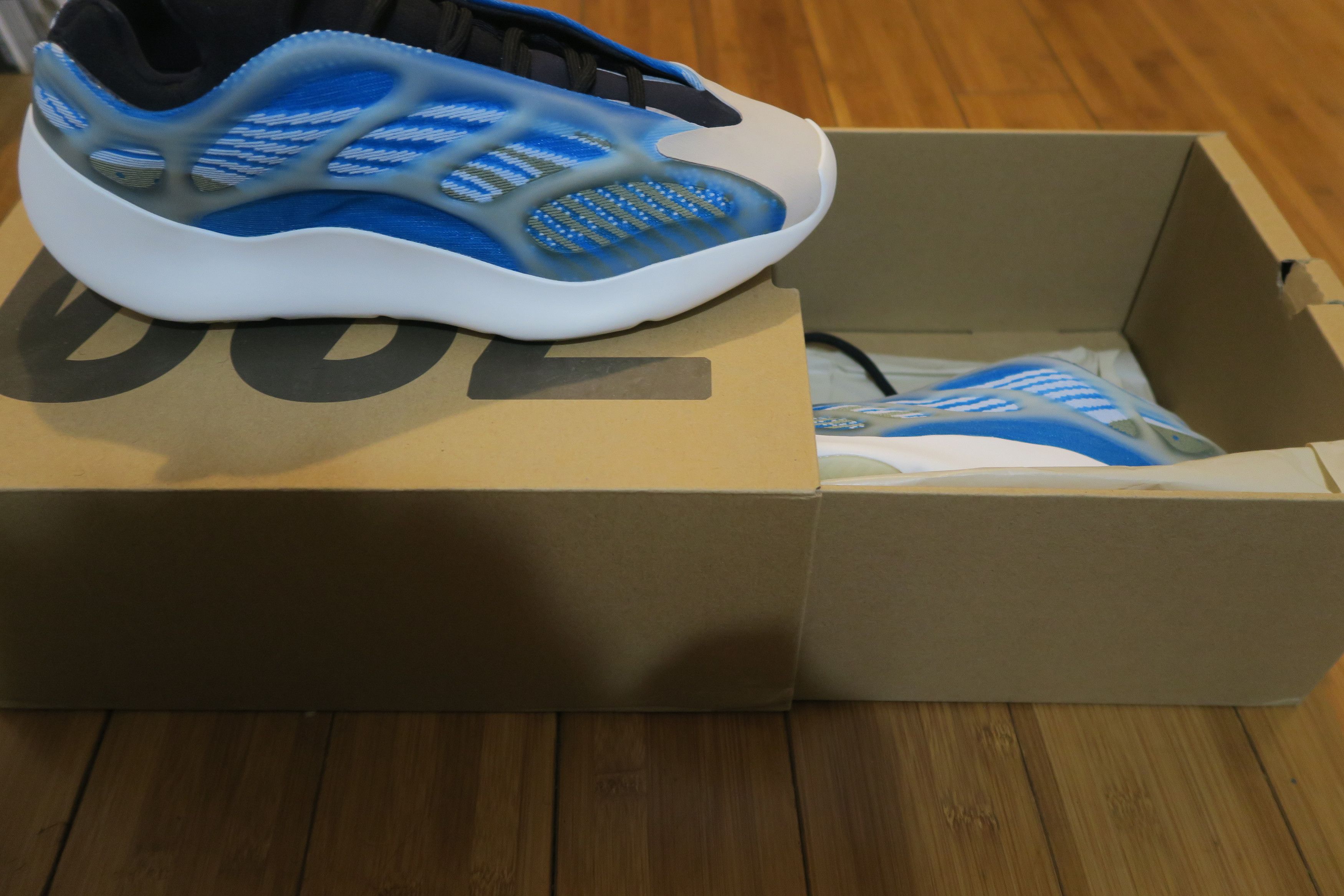 Adidas × Kanye West Adidas Yeezy Boost 700 V3 Azareth With Box Sneakers Size 11 Size US 11 / EU 44 - 1 Thumbnail