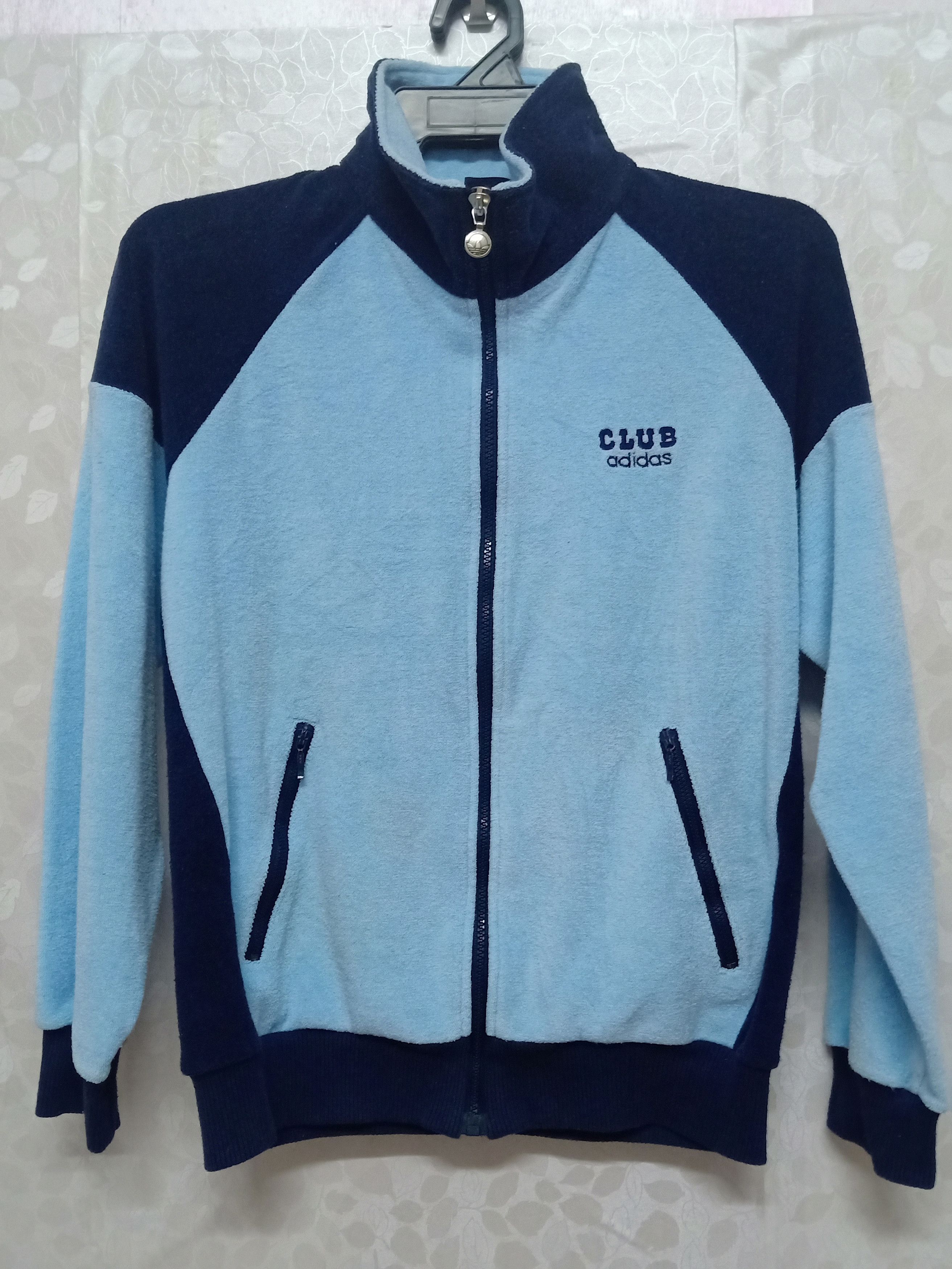 Adidas Vintage Adidas Club Zip-up Fleece Track Top Size US M / EU 48-50 / 2 - 1 Thumbnail