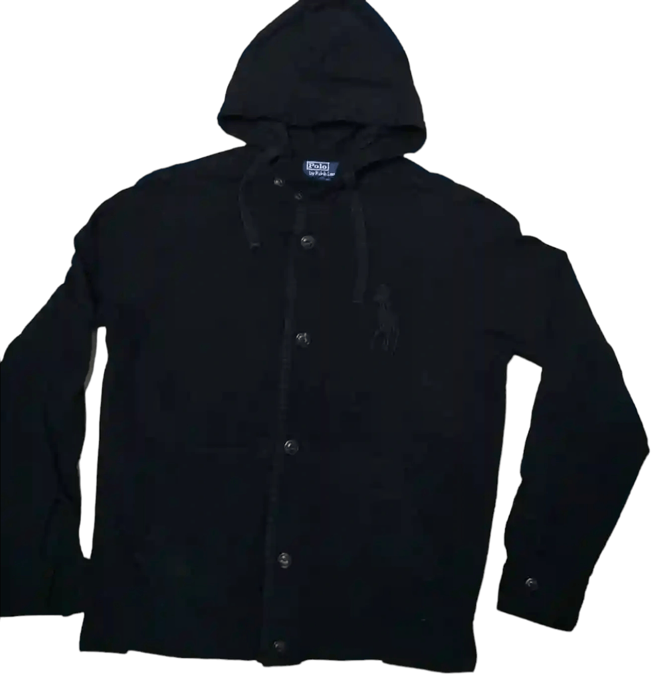 Polo Ralph Lauren Polo Ralph Lauren Embroidered Button Up Hoodie Size US M / EU 48-50 / 2 - 1 Thumbnail