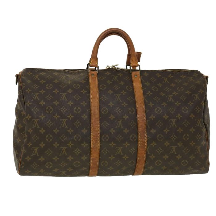 Louis Vuitton Monogram Keepall Bandouliere 55 Boston Bag Shoulder M41414