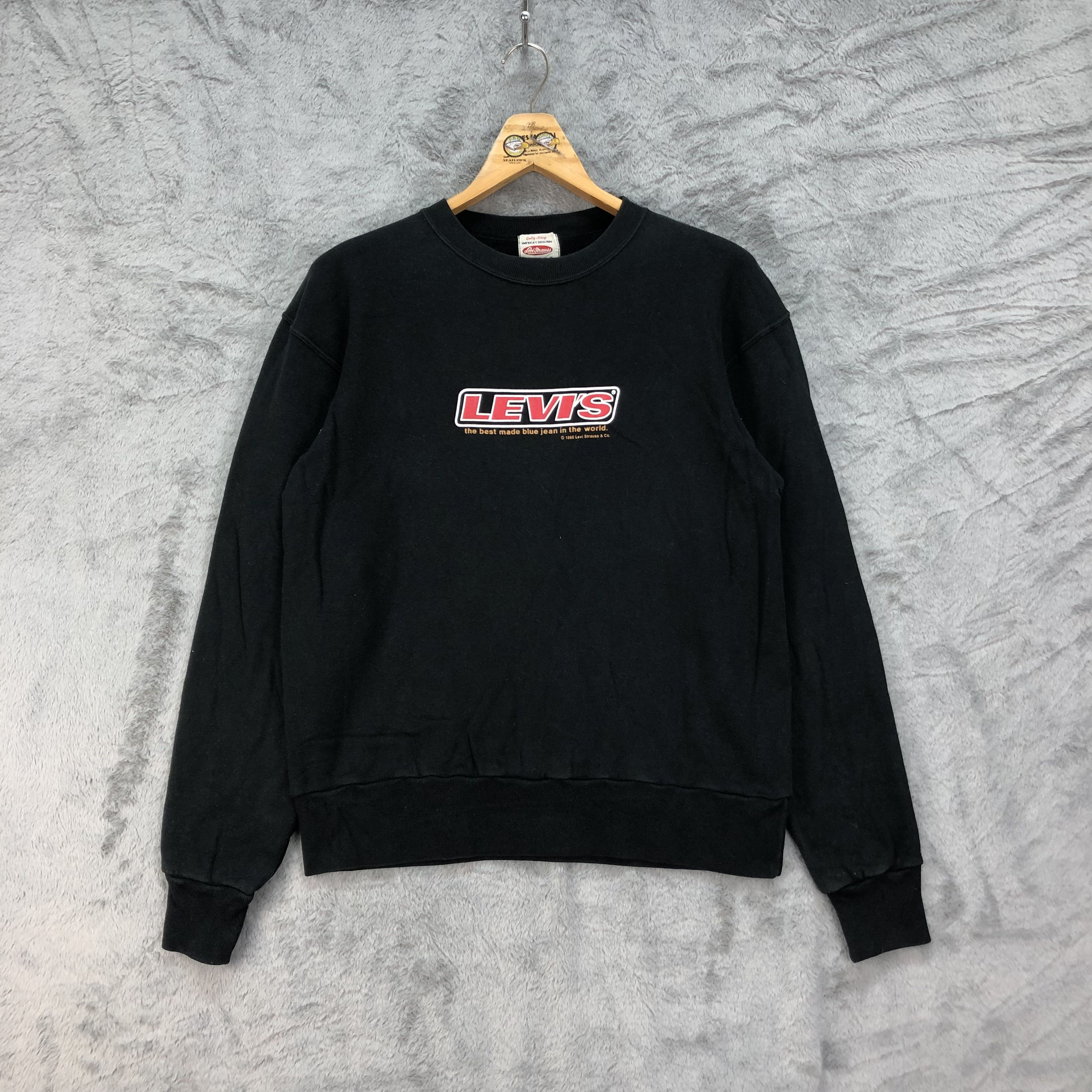 Levi's Levi's Strauss Big Logo Sweatshirts #4506-156 Size US M / EU 48-50 / 2 - 1 Thumbnail