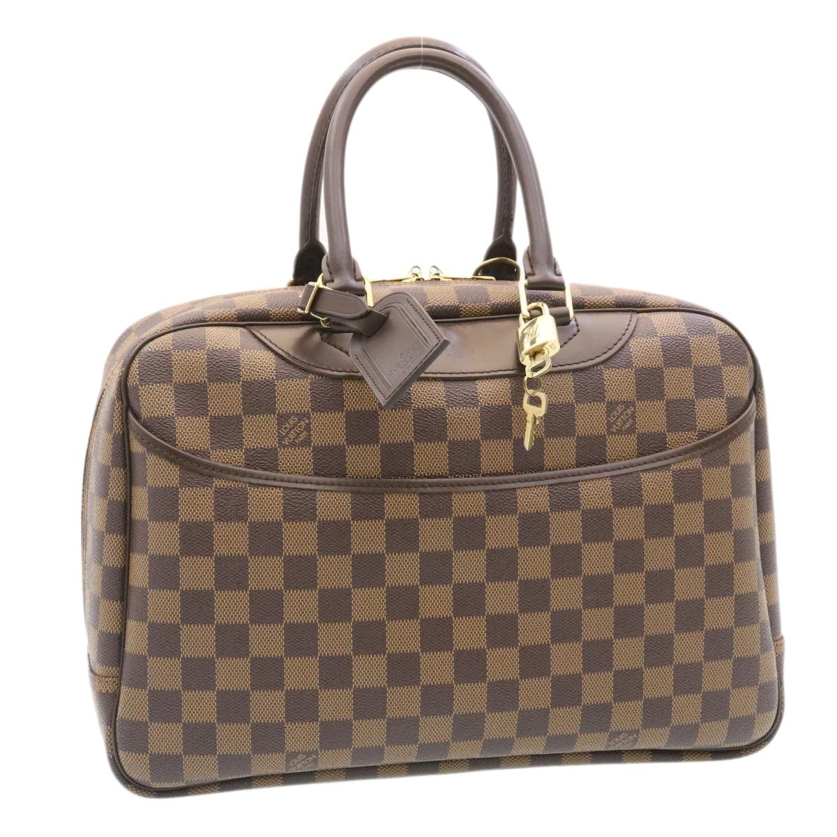 LOUIS VUITTON Damier Ebene Mini Speedy Hand Bag SP Order LV Auth