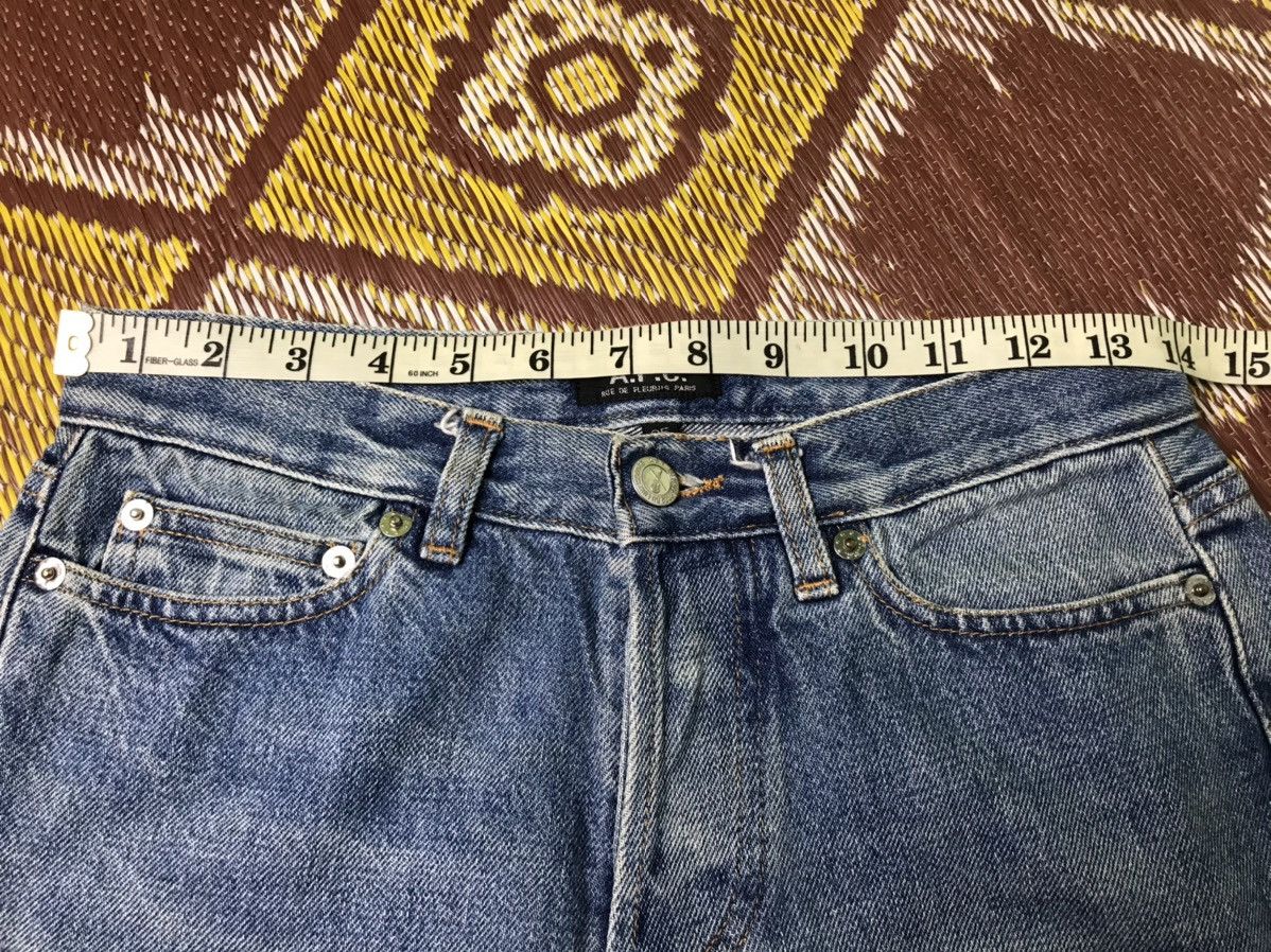 A.P.C. A.P.C. Selvedge Denim Jeans – Red Line, Vintage Wash Size 28" / US 6 / IT 42 - 7 Thumbnail
