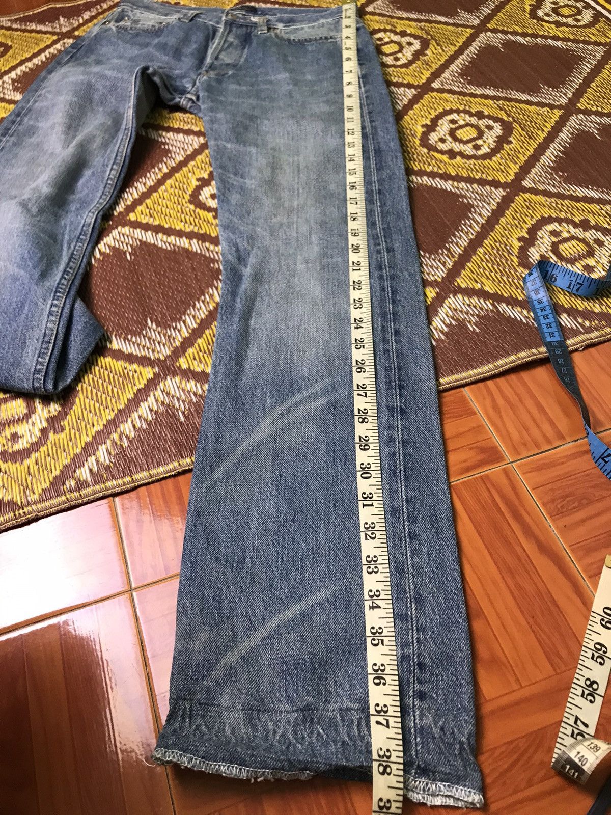 A.P.C. A.P.C. Selvedge Denim Jeans – Red Line, Vintage Wash Size 28" / US 6 / IT 42 - 9 Thumbnail