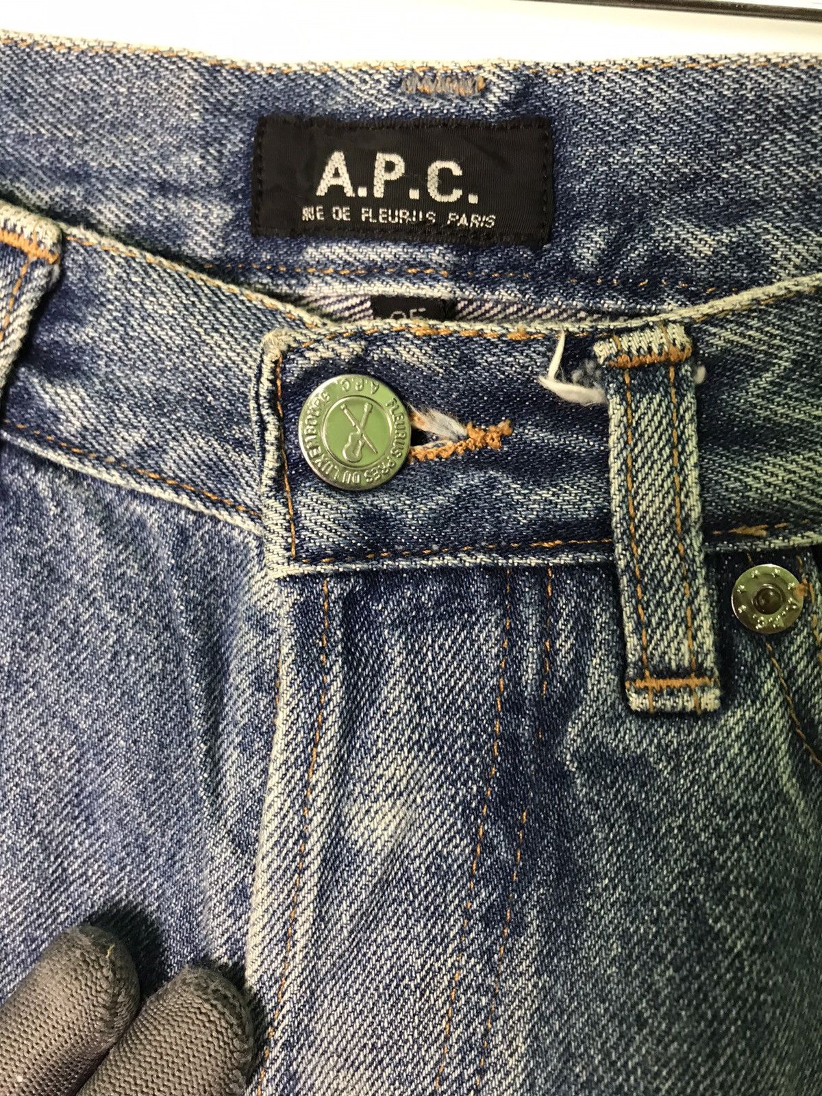A.P.C. A.P.C. Selvedge Denim Jeans – Red Line, Vintage Wash Size 28" / US 6 / IT 42 - 3 Thumbnail