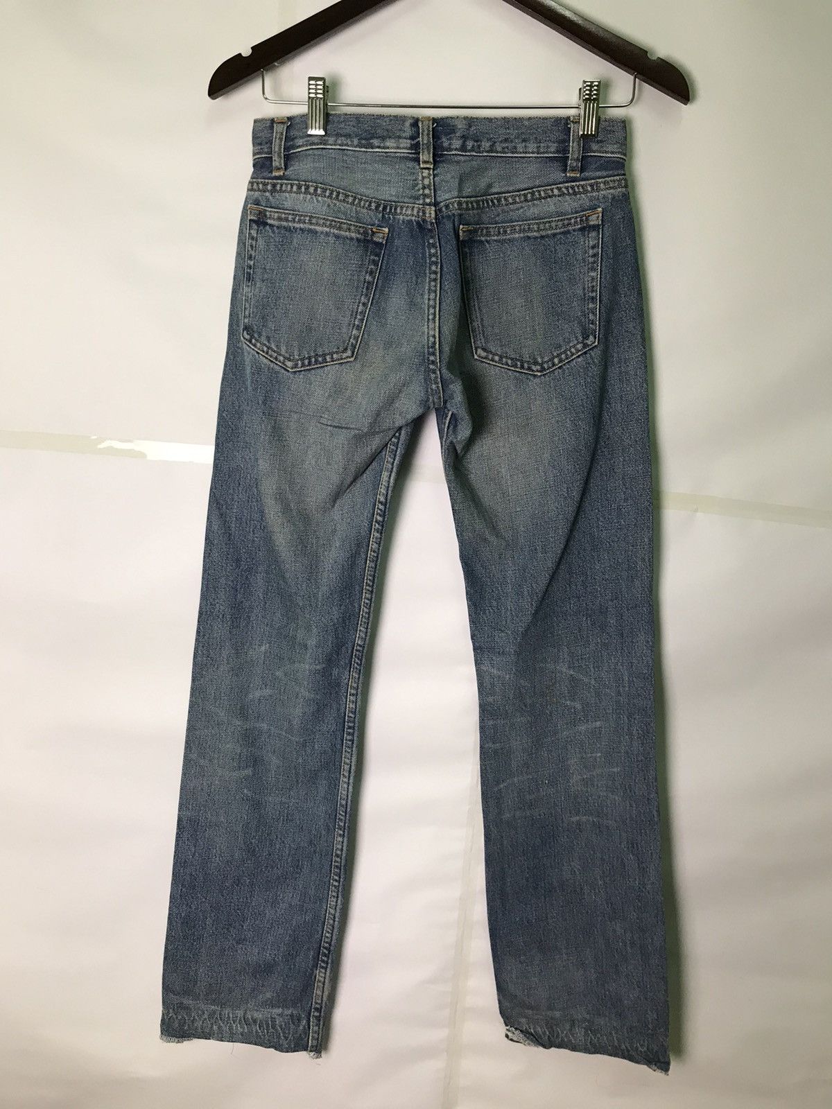 A.P.C. A.P.C. Selvedge Denim Jeans – Red Line, Vintage Wash Size 28" / US 6 / IT 42 - 2 Thumbnail