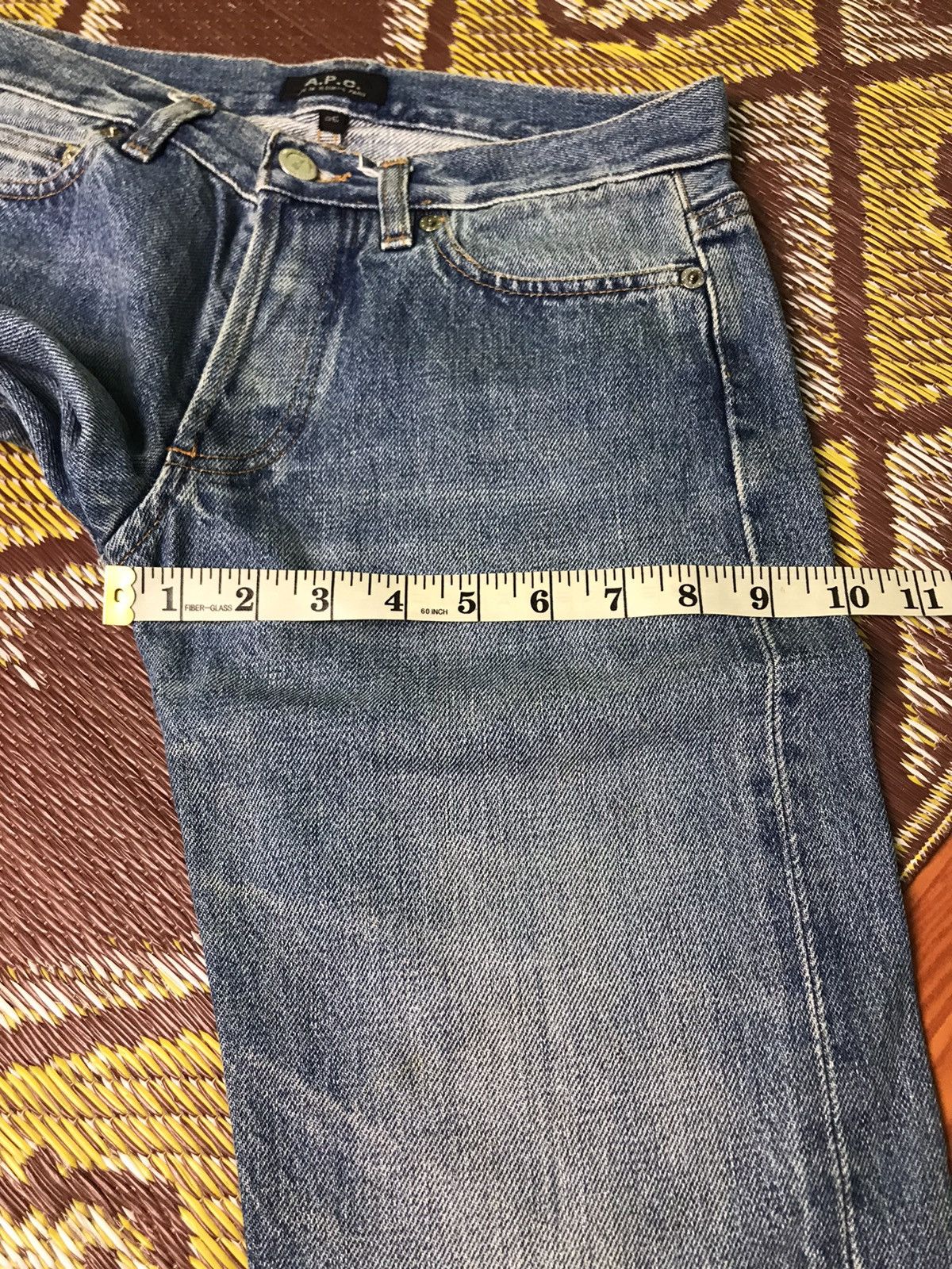 A.P.C. A.P.C. Selvedge Denim Jeans – Red Line, Vintage Wash Size 28" / US 6 / IT 42 - 11 Thumbnail