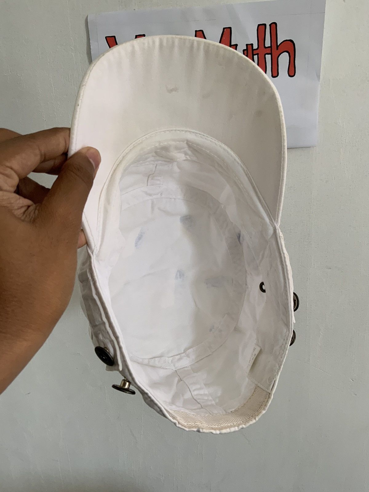 If Six Was Nine Paris Spellout Distressed Painted Hat Size ONE SIZE - 9 Thumbnail