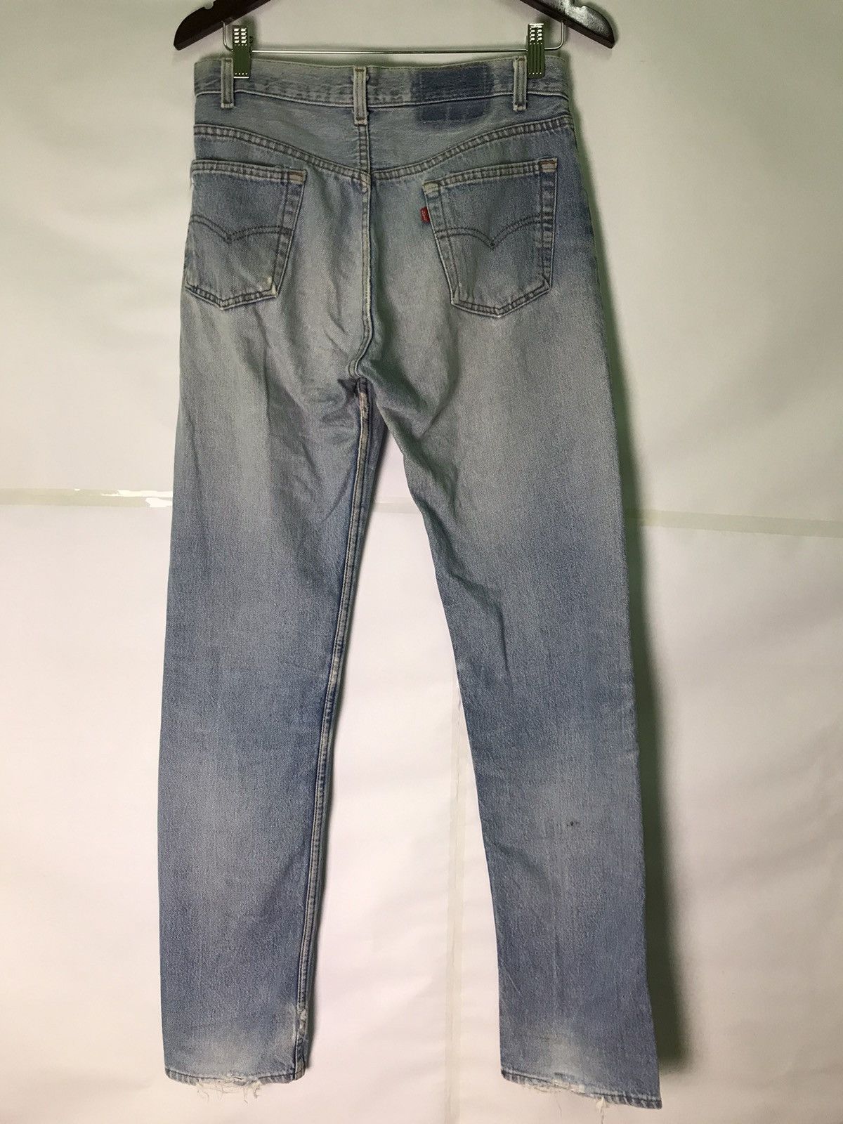 Levi's × Vintage Distressed levis 501 70s bottom black Size US 30 / EU 46 - 2 Thumbnail