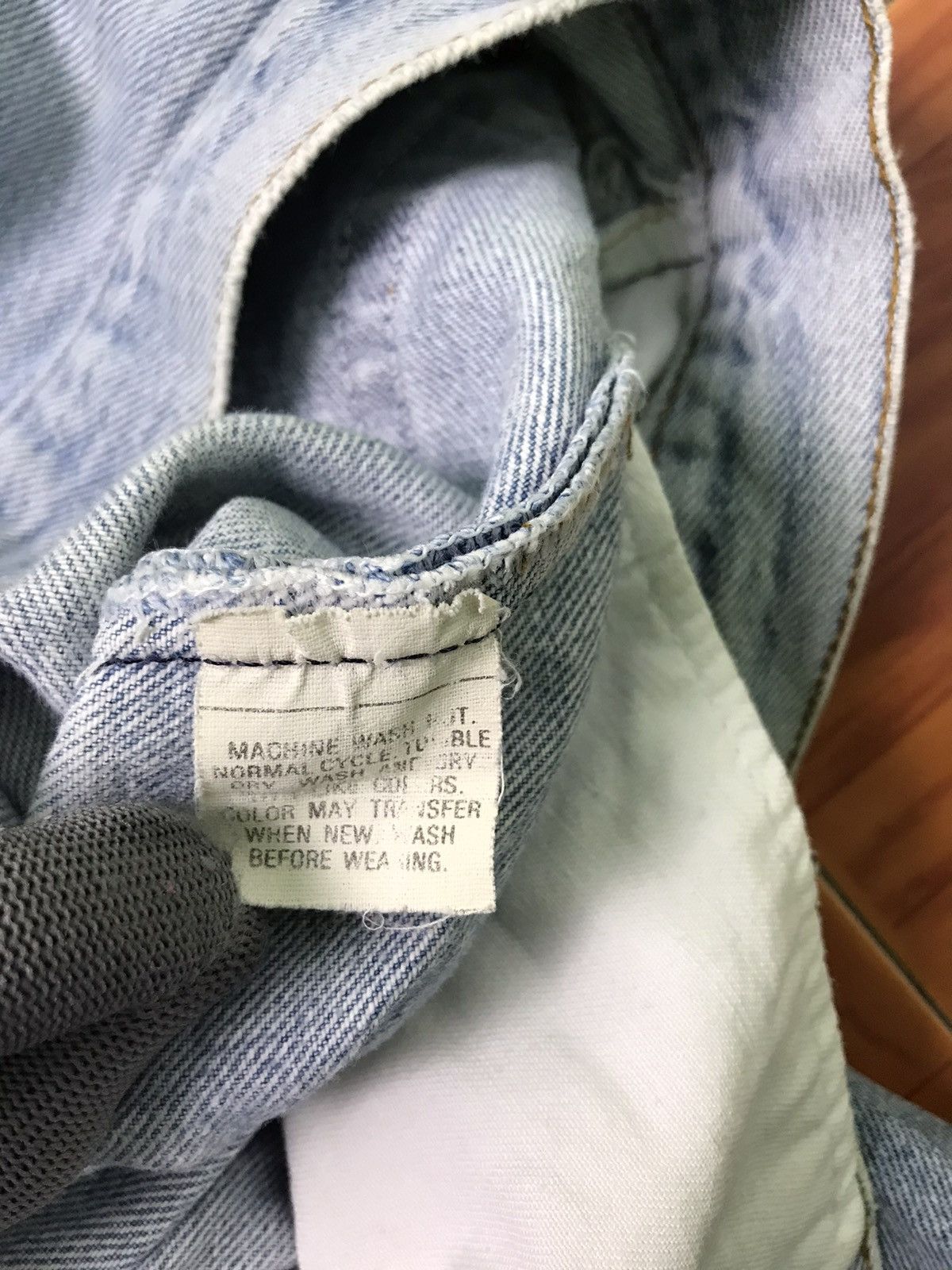 Levi's × Vintage Distressed levis 501 70s bottom black Size US 30 / EU 46 - 6 Thumbnail
