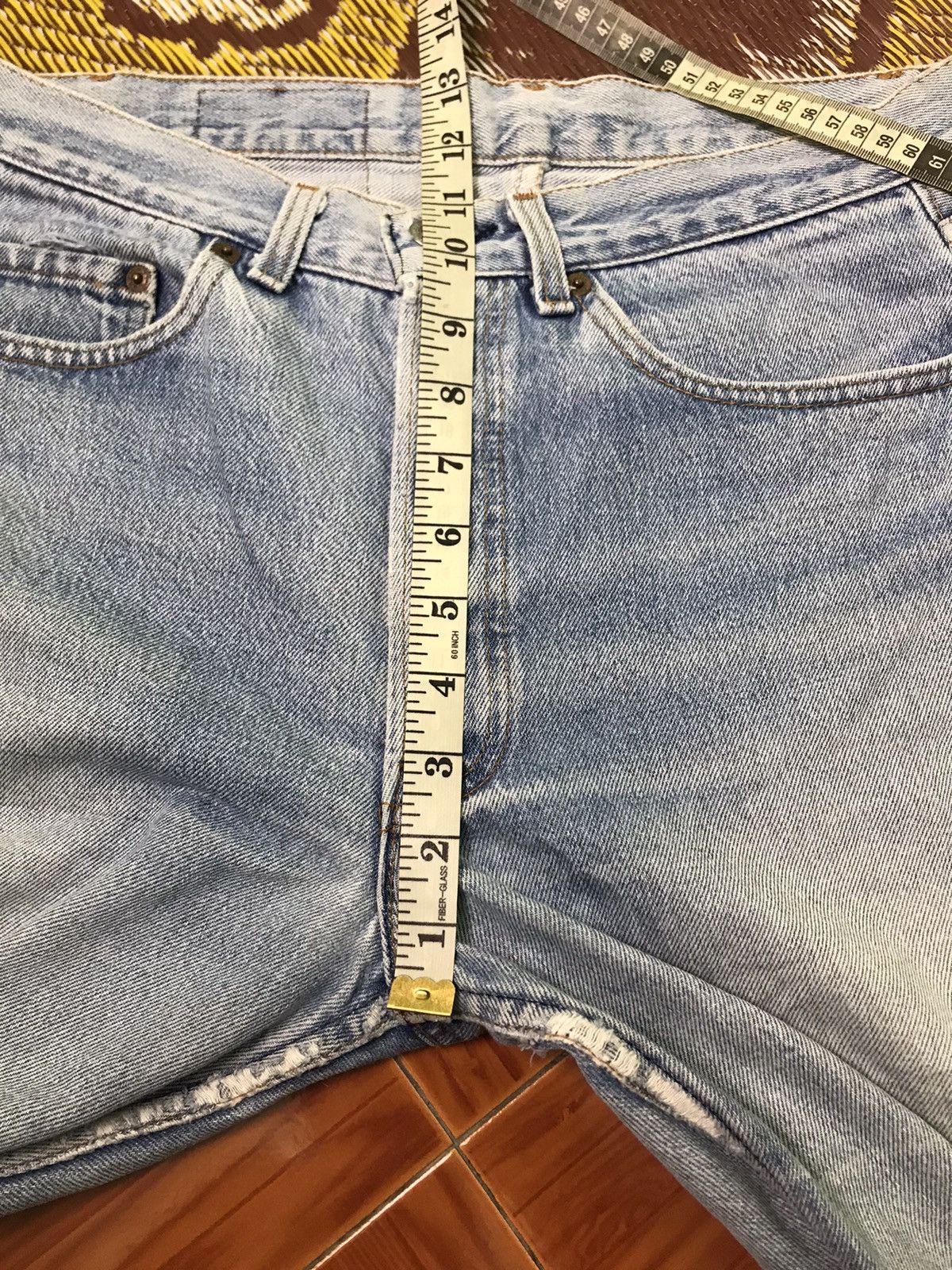 Levi's × Vintage Distressed levis 501 70s bottom black Size US 30 / EU 46 - 8 Thumbnail