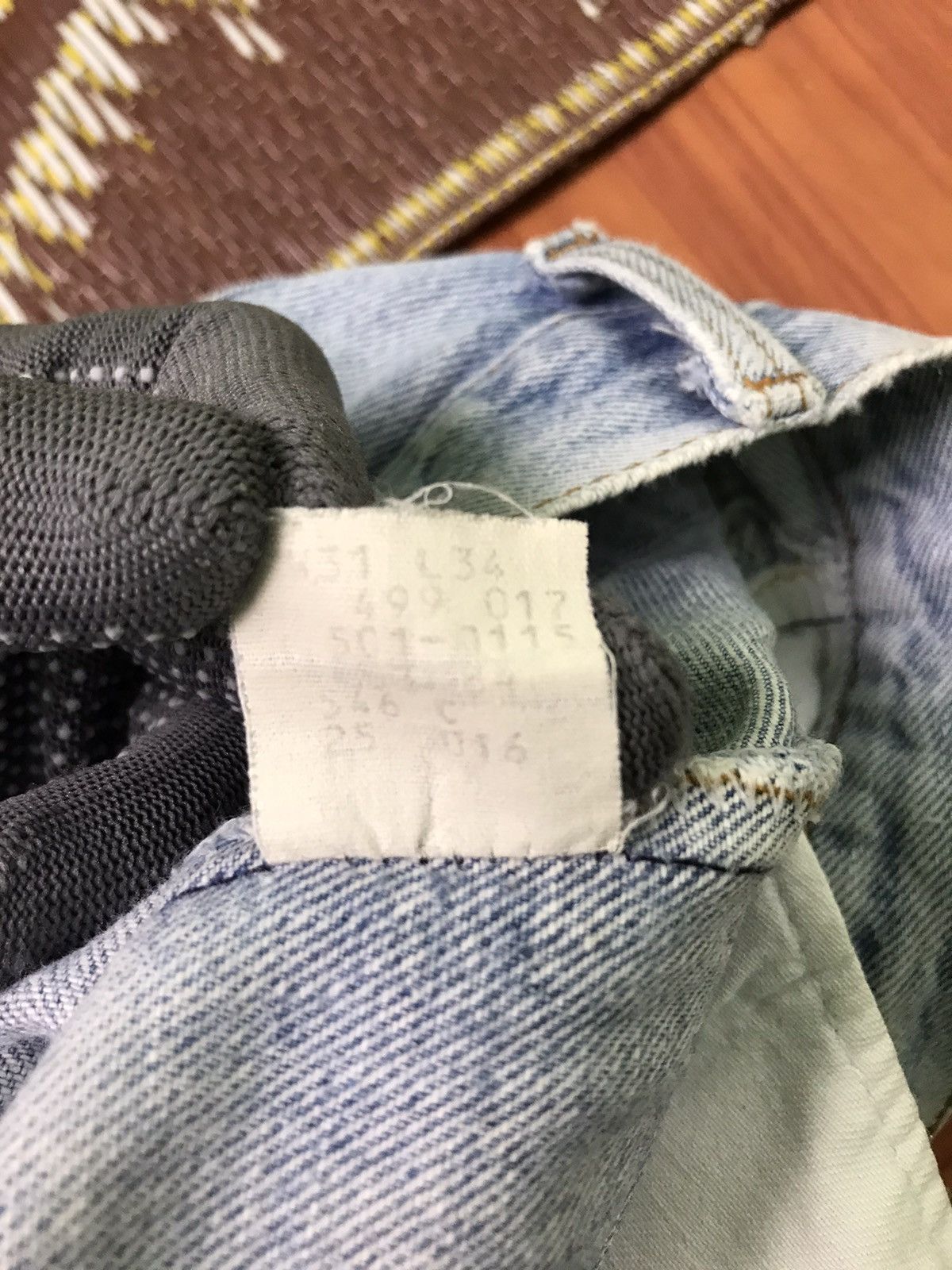 Levi's × Vintage Distressed levis 501 70s bottom black Size US 30 / EU 46 - 5 Thumbnail