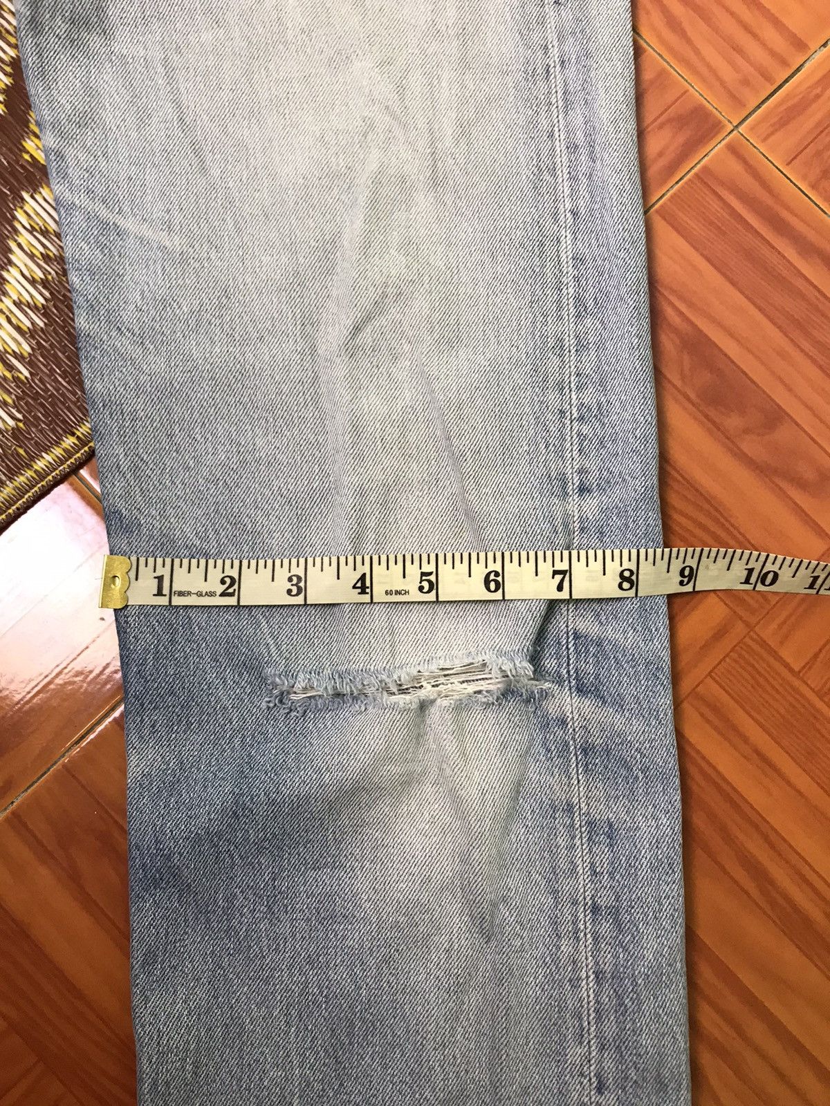 Levi's × Vintage Distressed levis 501 70s bottom black Size US 30 / EU 46 - 12 Thumbnail