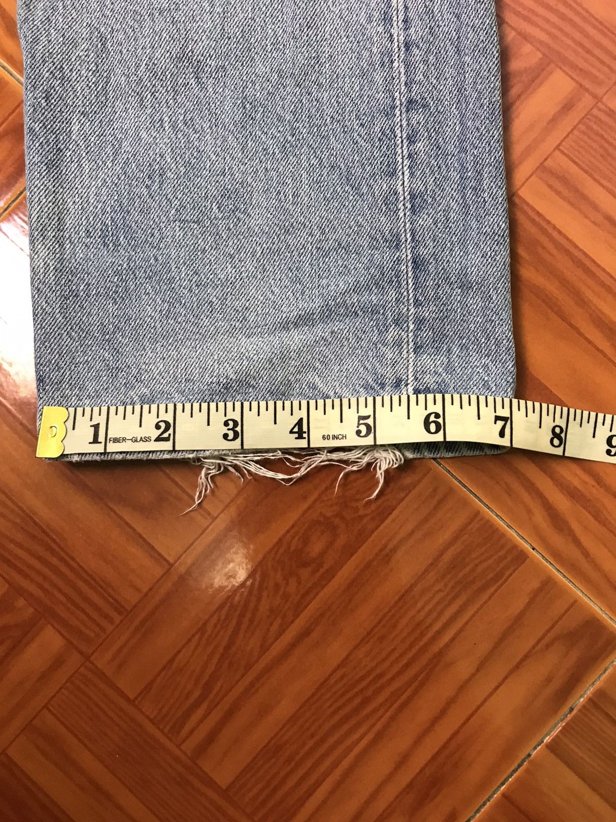Levi's × Vintage Distressed levis 501 70s bottom black Size US 30 / EU 46 - 13 Thumbnail