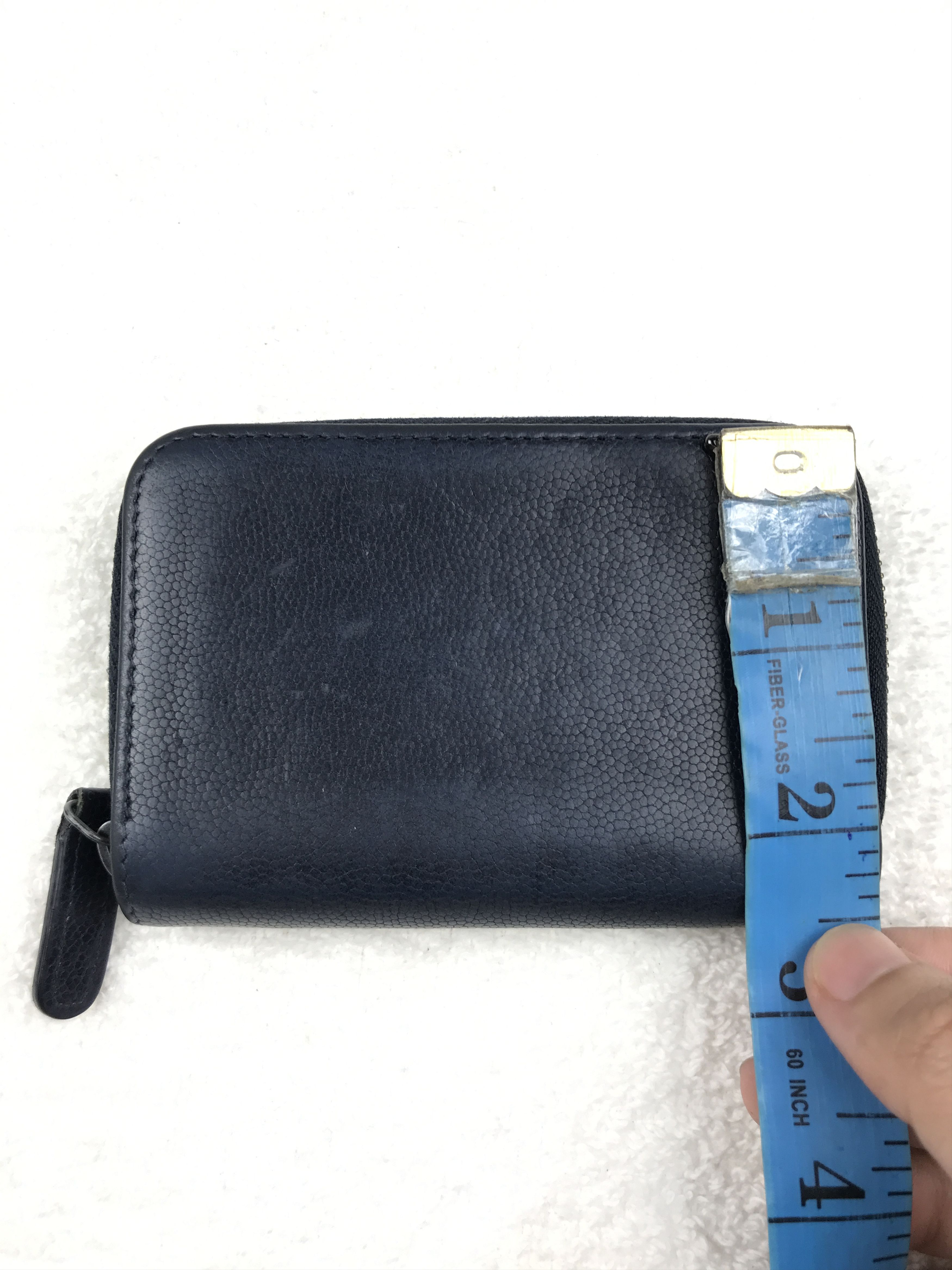 Chanel Vintage Chanel Caviar Skin Round Zip Around Coin Purse Size ONE SIZE - 8 Thumbnail