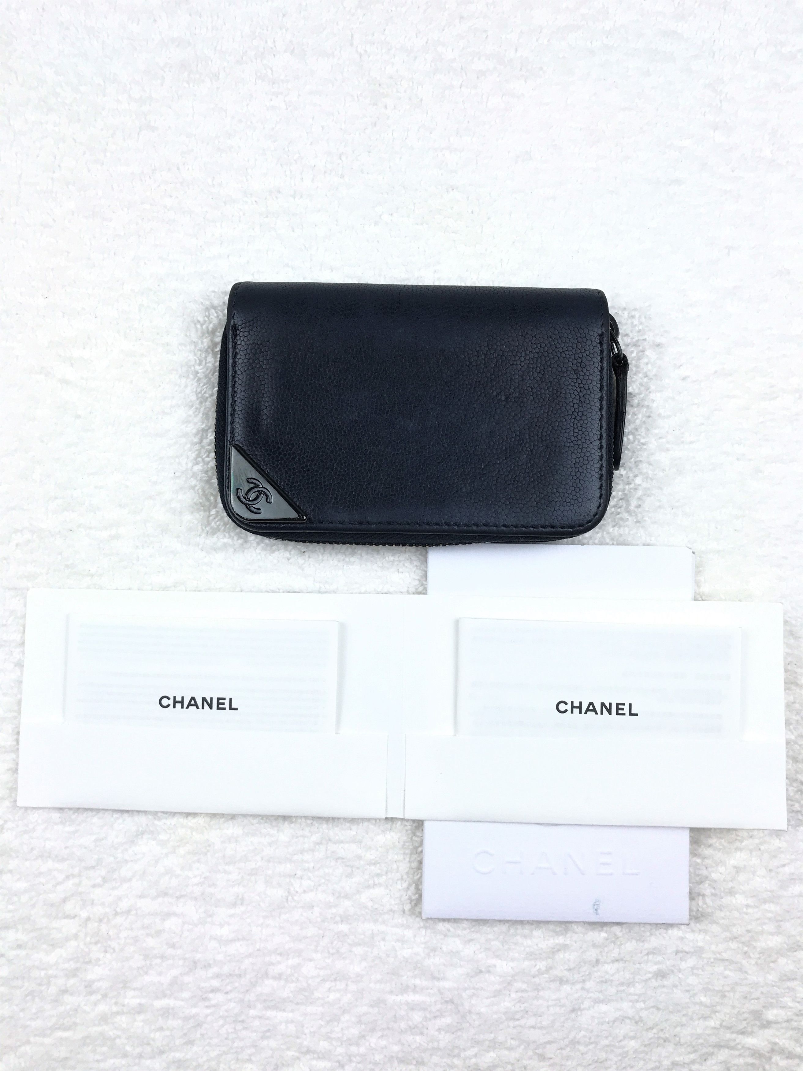 Chanel Vintage Chanel Caviar Skin Round Zip Around Coin Purse Size ONE SIZE - 12 Thumbnail