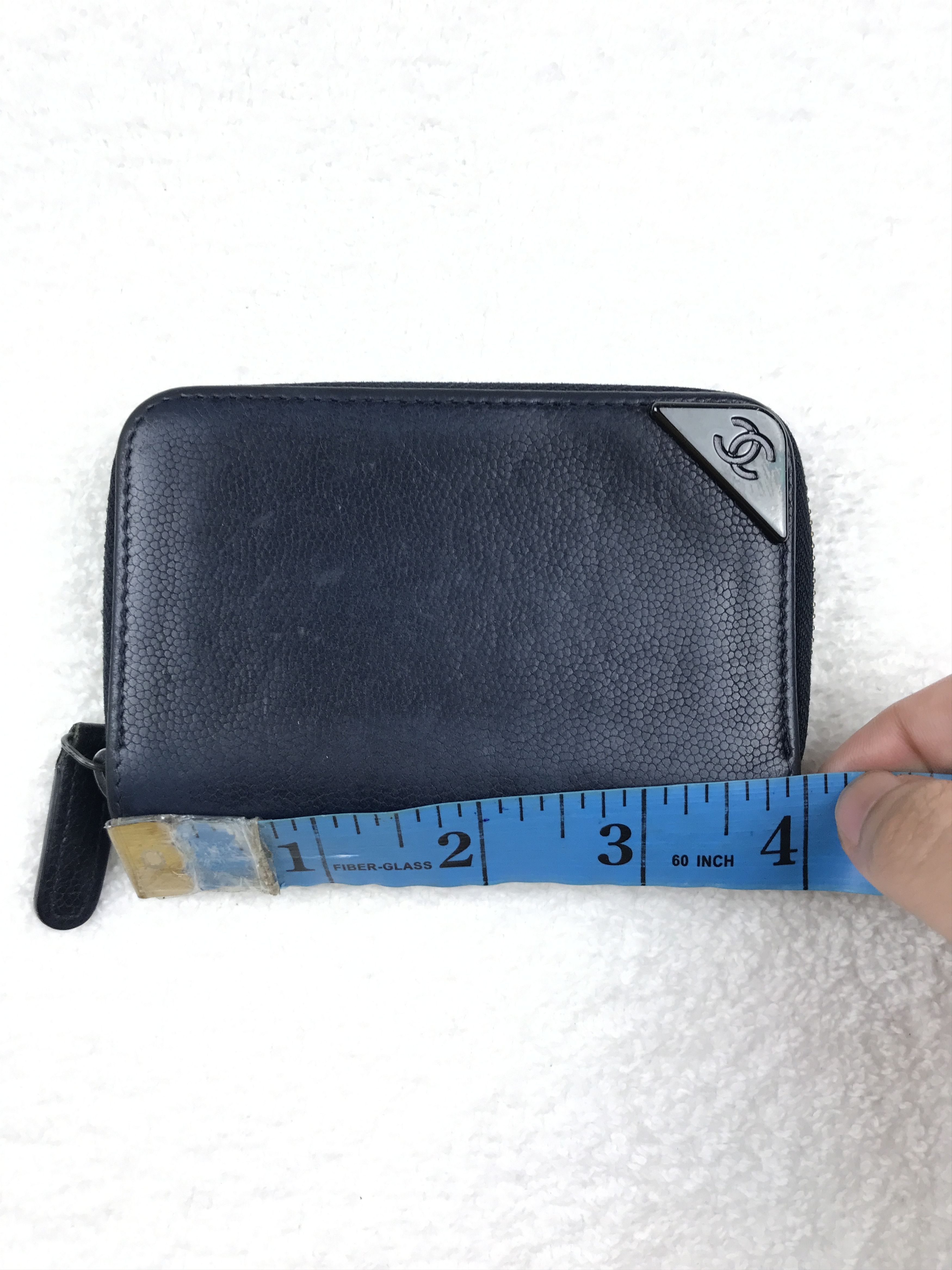 Chanel Vintage Chanel Caviar Skin Round Zip Around Coin Purse Size ONE SIZE - 7 Thumbnail