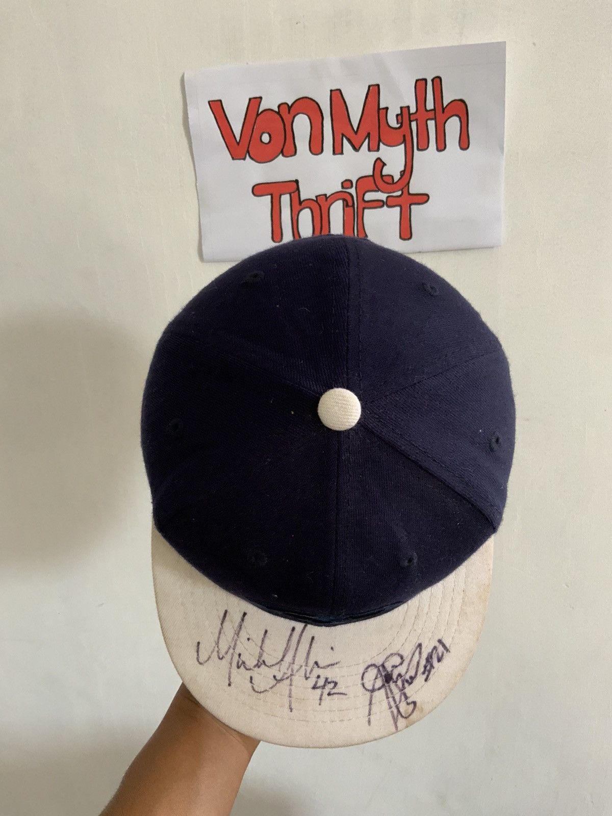 Hat Club BYU Spellout Woll Blue Fitted Hat Size ONE SIZE - 6 Thumbnail