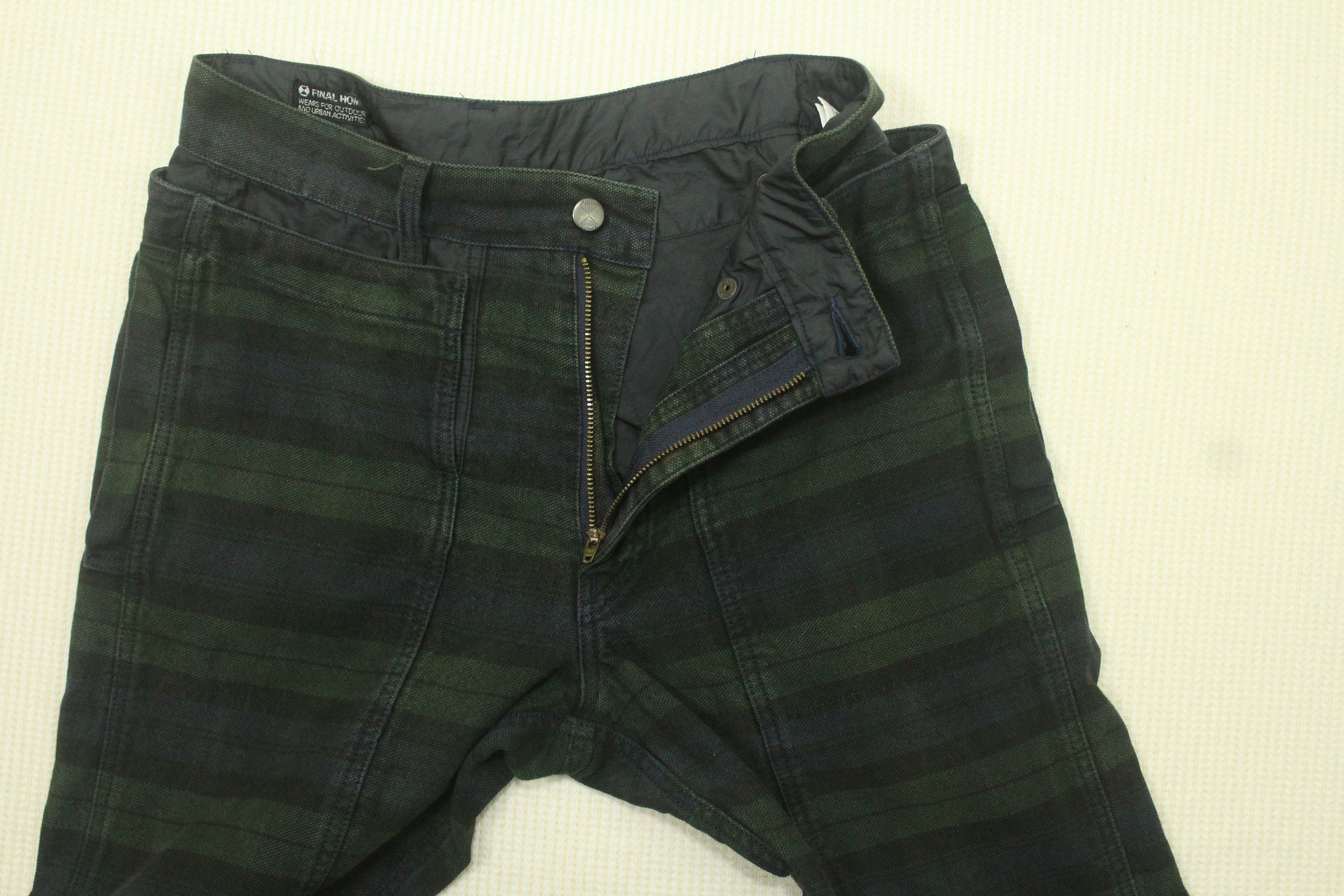Final Home FINAL HOME Pants Double Waist Utility Punk Skate Grunge Size US 31 - 7 Thumbnail