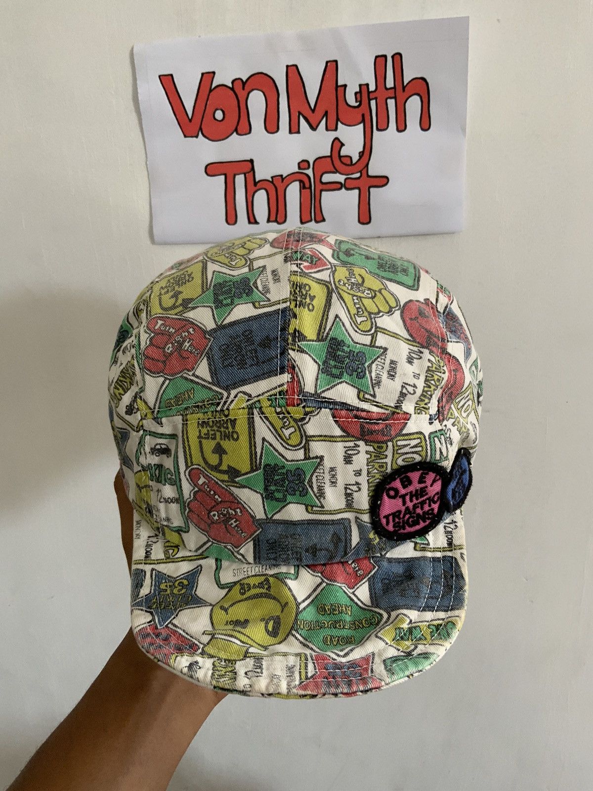 If Six Was Nine Obey the Traffic Signs by Ambersand Hat Size ONE SIZE - 1 Thumbnail