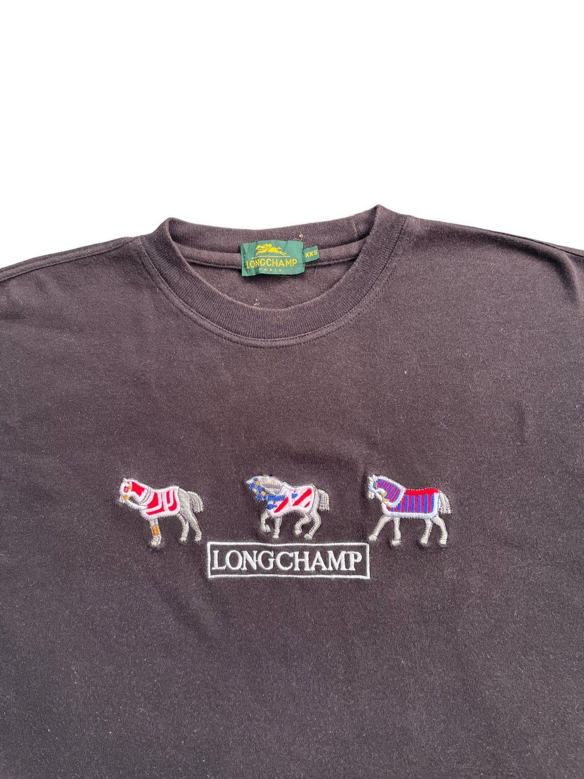 Longchamp Vintage Longchamp Tshirt Size US L / EU 52-54 / 3 - 3 Thumbnail