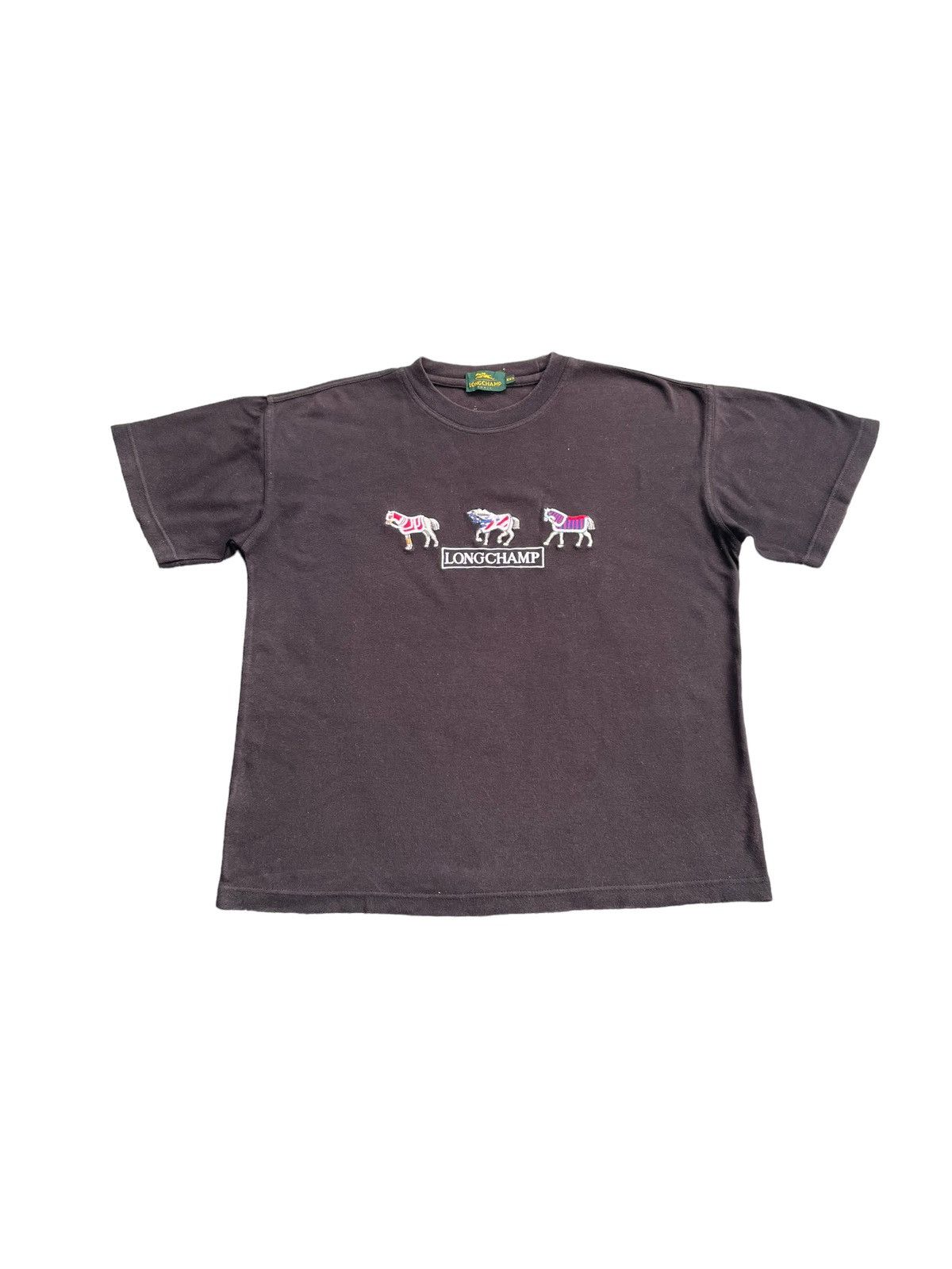 Longchamp Vintage Longchamp Tshirt Size US L / EU 52-54 / 3 - 1 Thumbnail