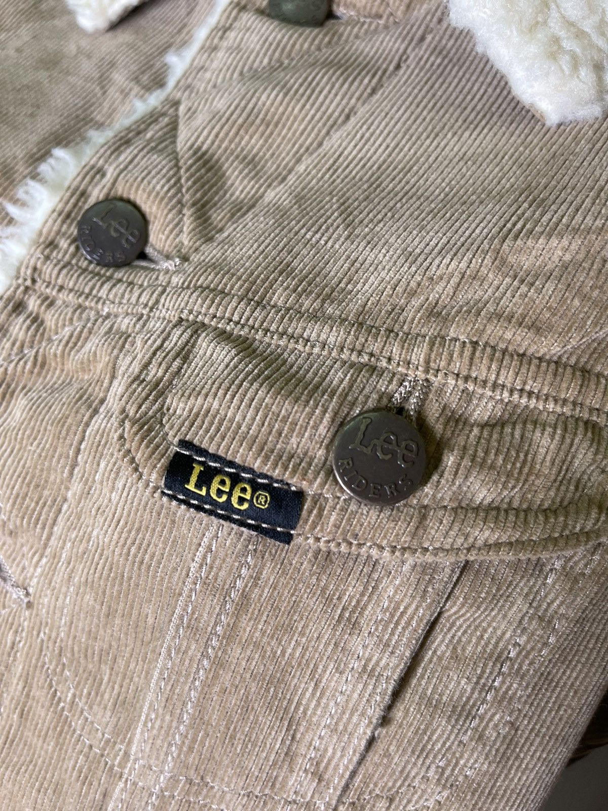 Lee 🔥Lee Storm Rider Corduroy Sherpa Trucker Jacket Size US XS / EU 42 / 0 - 4 Thumbnail