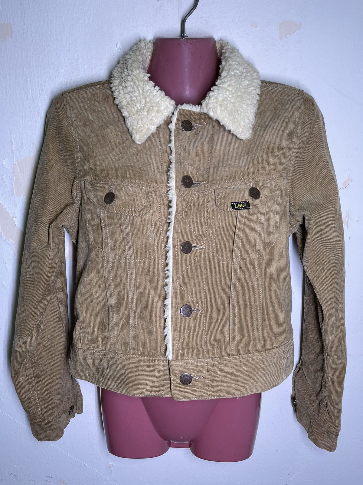 Lee 🔥Lee Storm Rider Corduroy Sherpa Trucker Jacket Size US XS / EU 42 / 0 - 1 Thumbnail