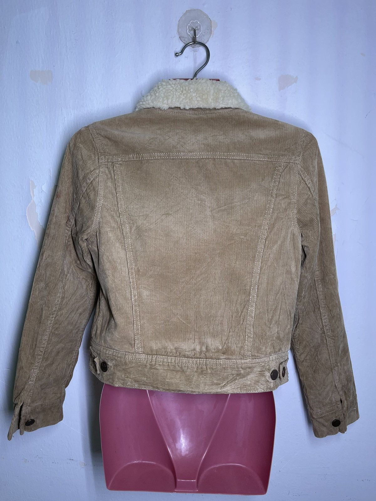 Lee 🔥Lee Storm Rider Corduroy Sherpa Trucker Jacket Size US XS / EU 42 / 0 - 7 Thumbnail