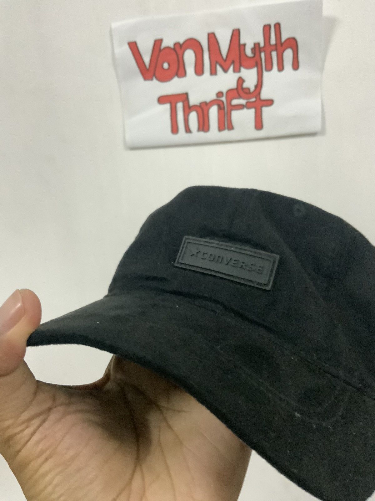 Converse Y2k Velvet Converse Black Emblem Archive Hat Size ONE SIZE - 10 Thumbnail