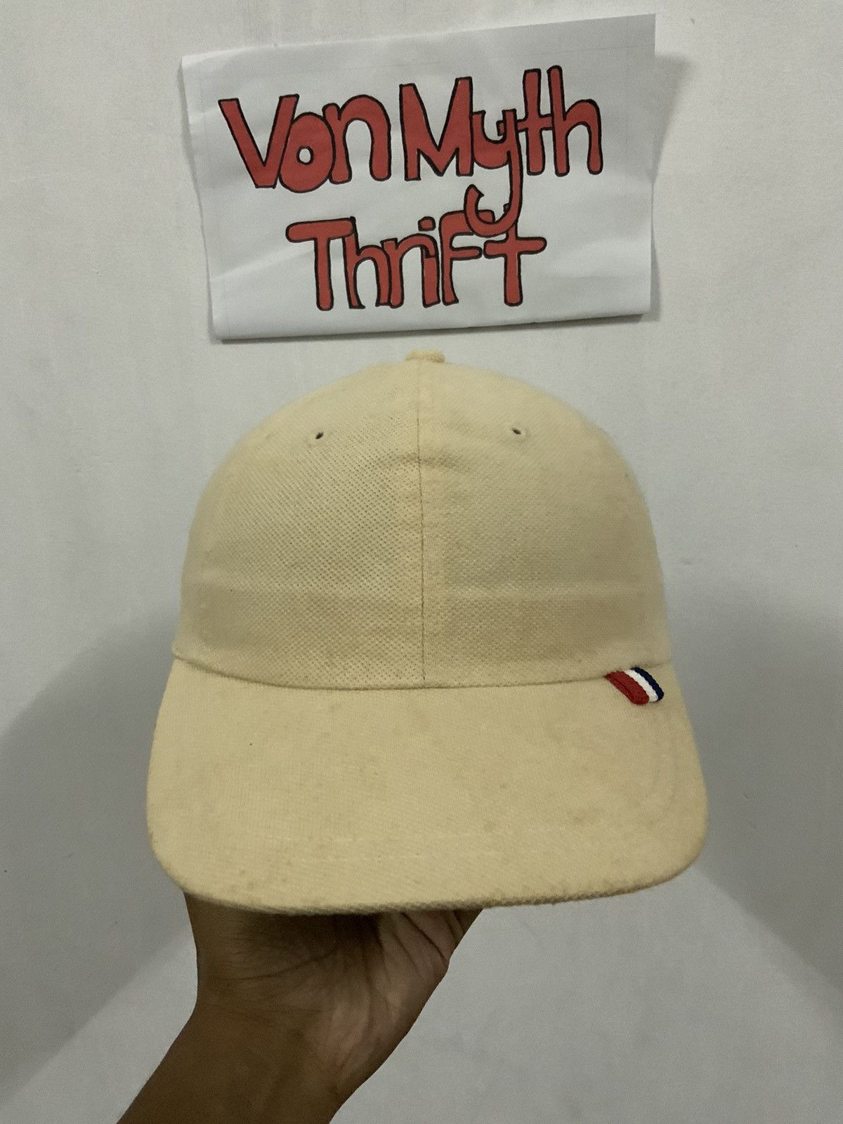 Japanese Brand IY Basics Japan Leather Adjustable Hat Size ONE SIZE - 5 Thumbnail