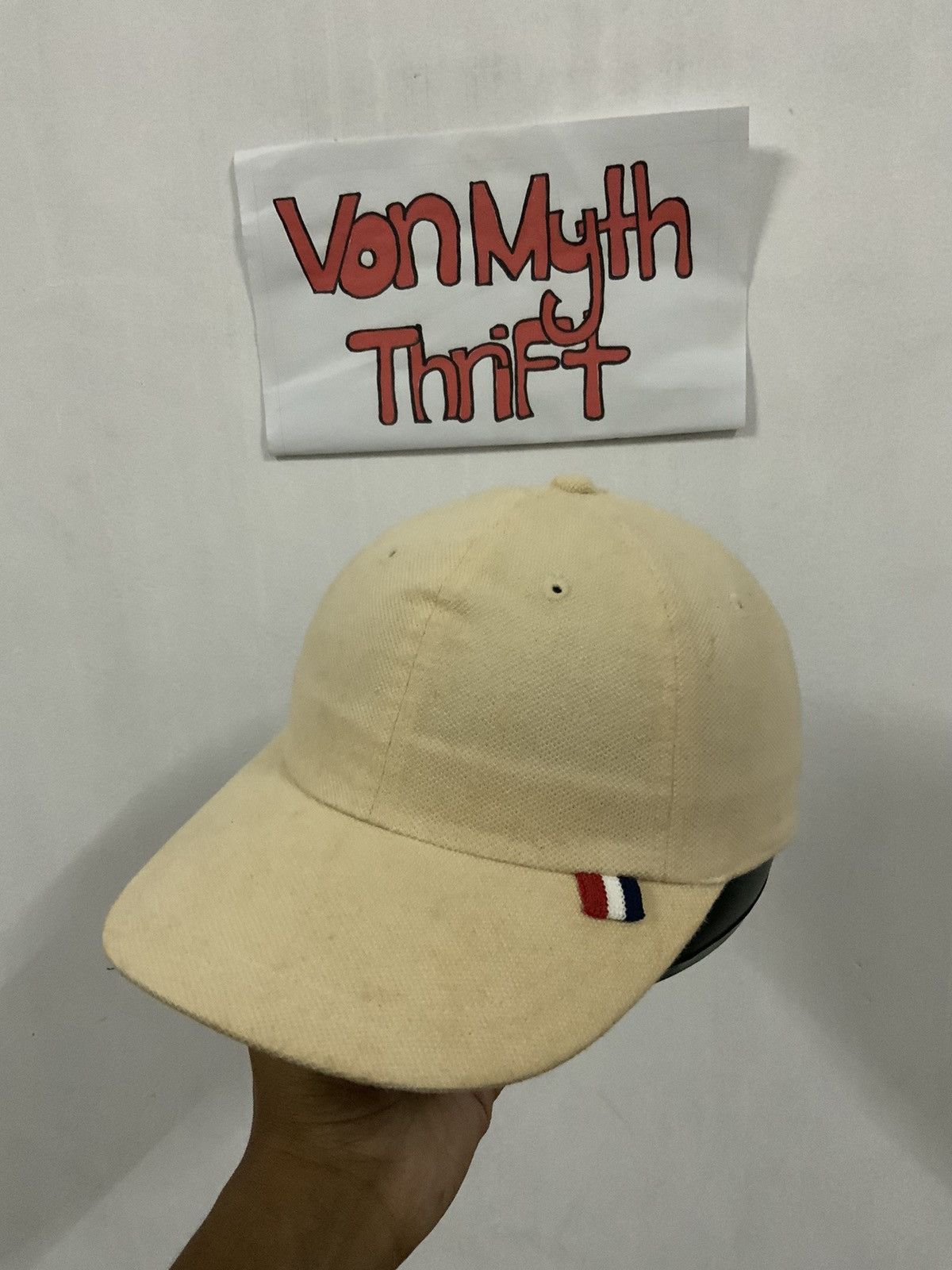 Japanese Brand IY Basics Japan Leather Adjustable Hat Size ONE SIZE - 1 Thumbnail