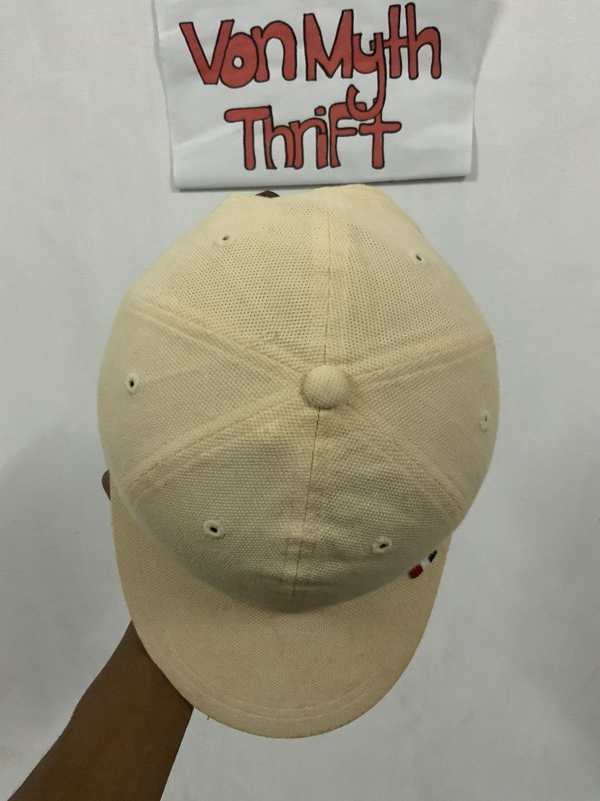Japanese Brand IY Basics Japan Leather Adjustable Hat Size ONE SIZE - 6 Thumbnail