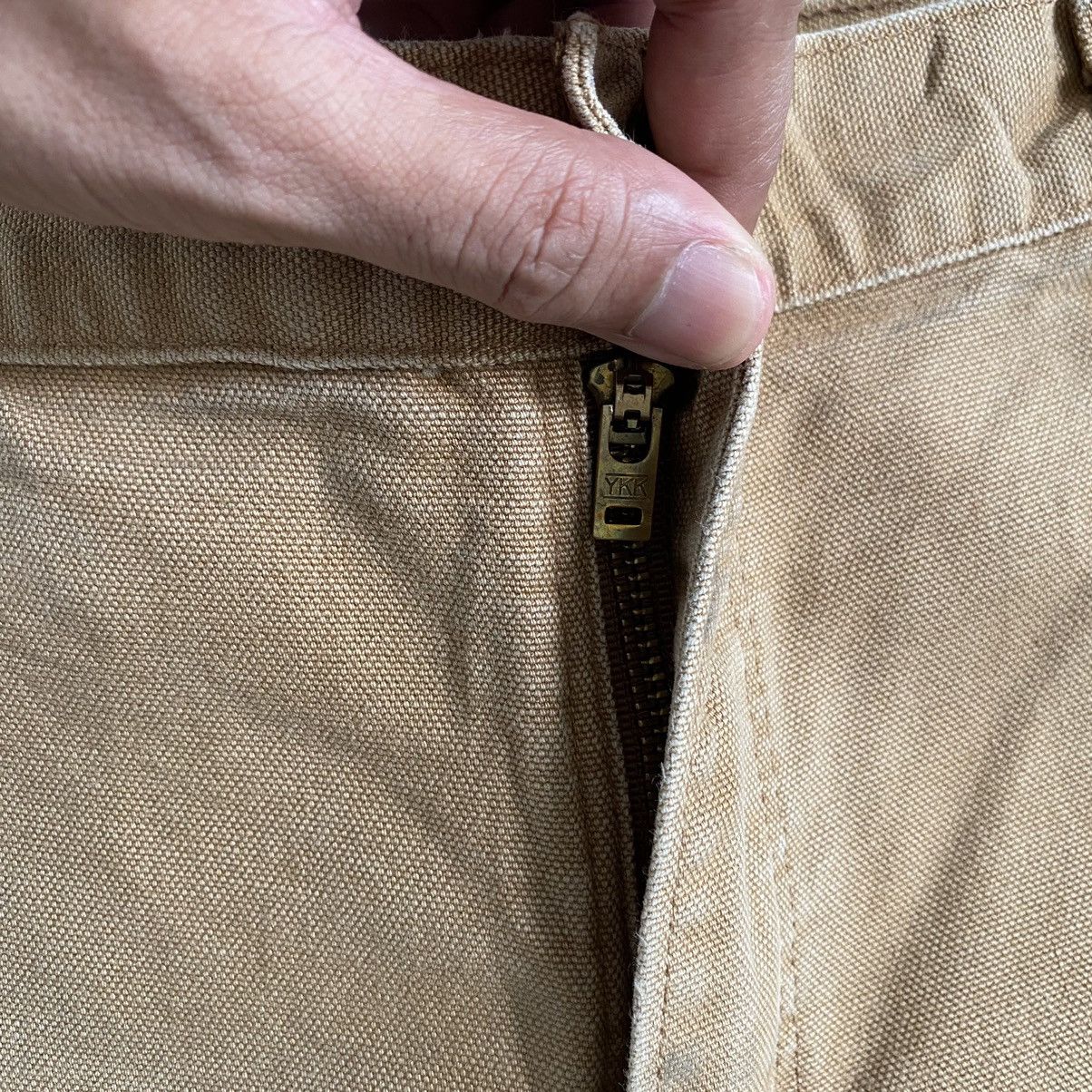 Carhartt Vintage Carhartt Faded Dirty Tan Carpenter Work Pants Size US 35 - 9 Thumbnail