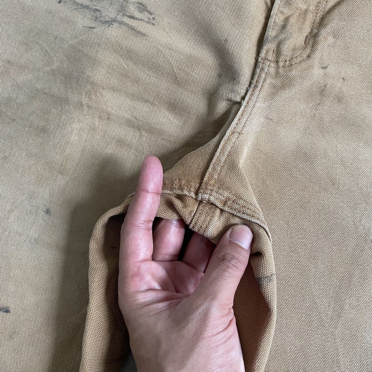 Carhartt Vintage Carhartt Faded Dirty Tan Carpenter Work Pants Size US 35 - 7 Thumbnail