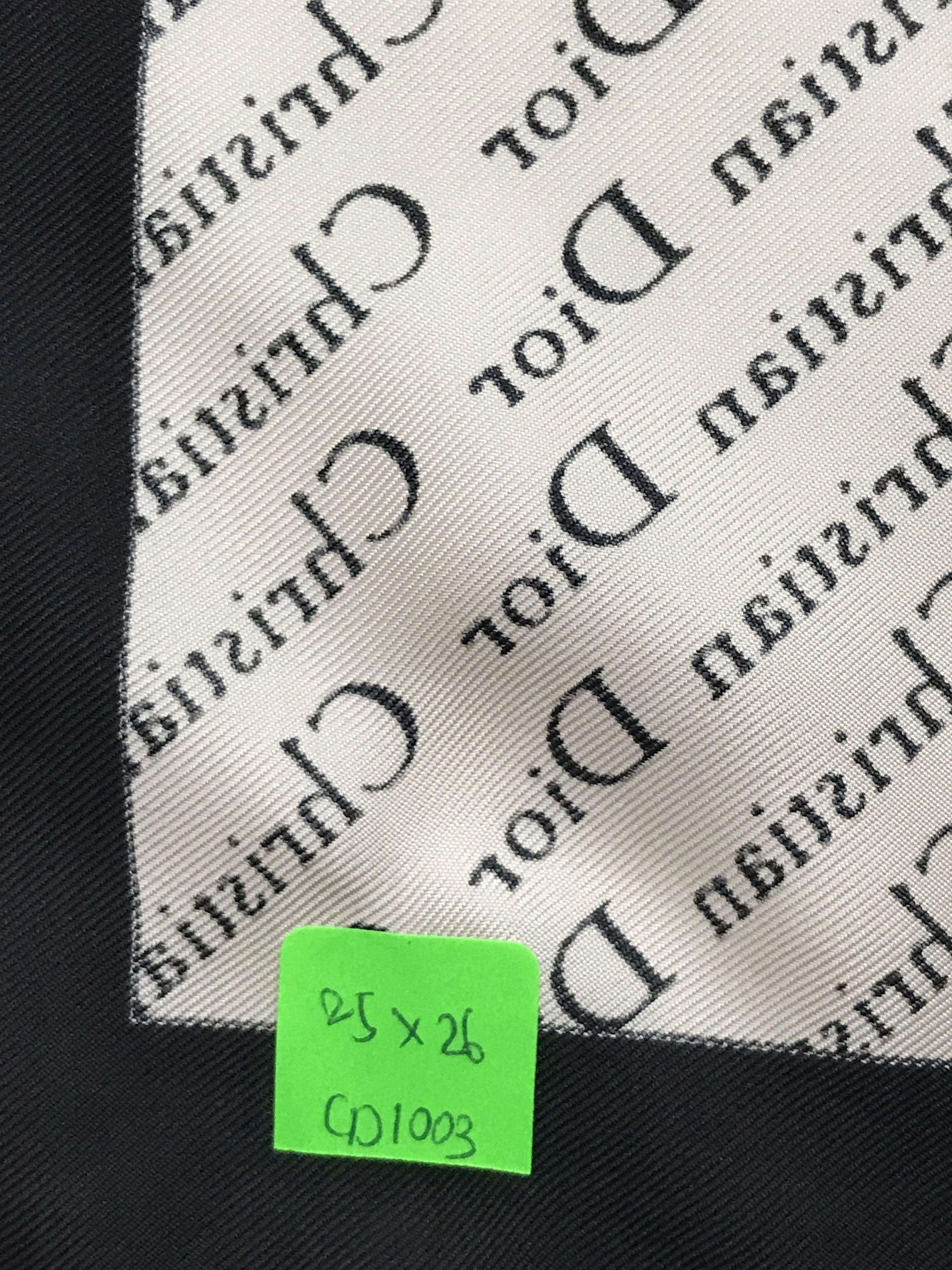 Christian Dior Monsieur × Vintage Vintage Christian Dior Silk Scarf Spell out Size ONE SIZE - 6 Thumbnail