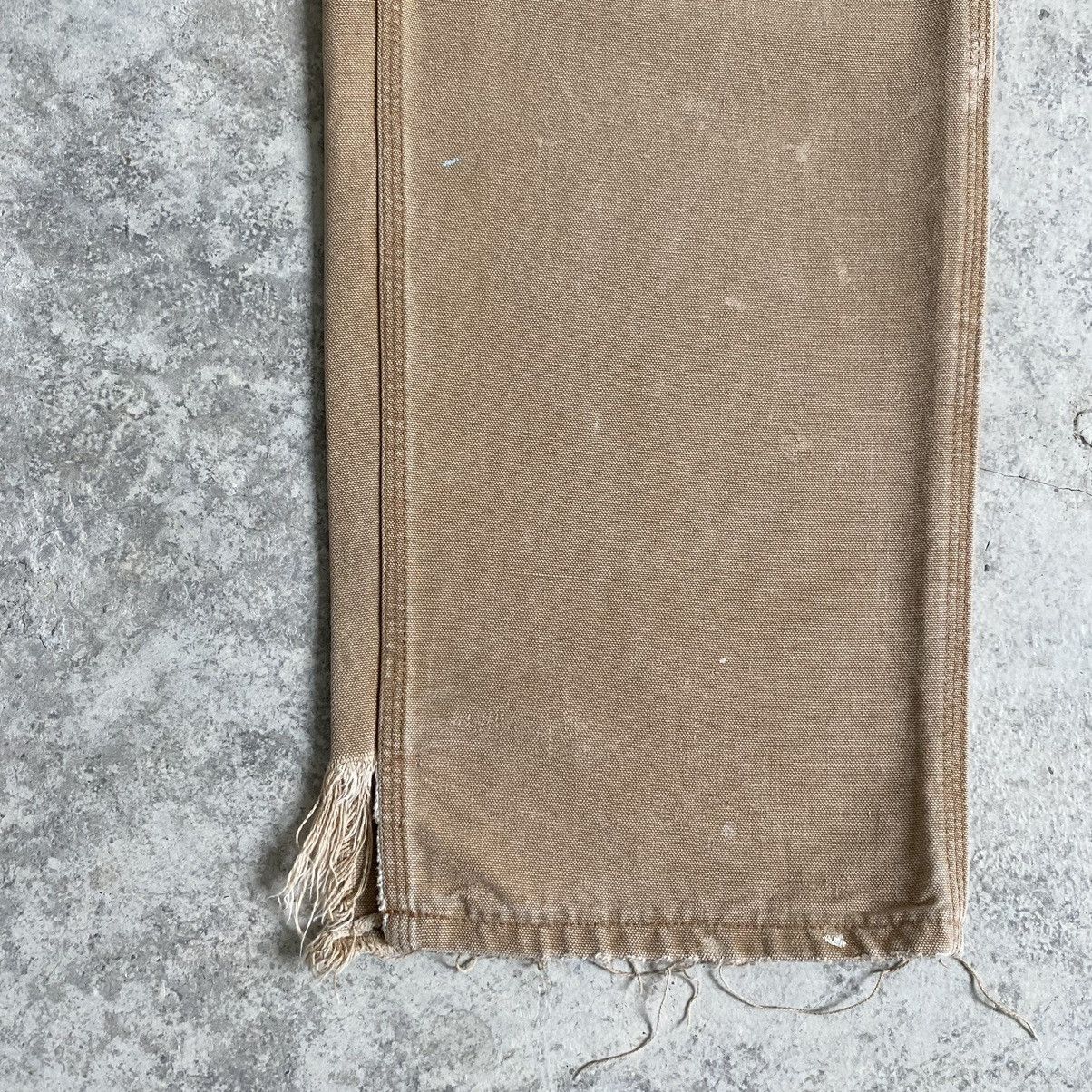 Carhartt Size 33x31 Vintage Carhartt Faded Tan Dirty Carpenter pants Size US 33 - 5 Thumbnail