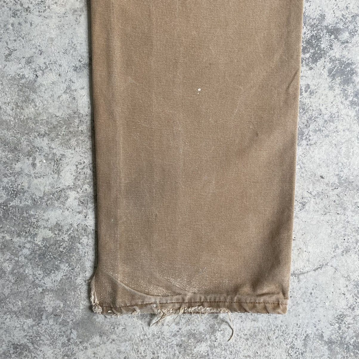 Carhartt Size 33x31 Vintage Carhartt Faded Tan Dirty Carpenter pants Size US 33 - 17 Thumbnail