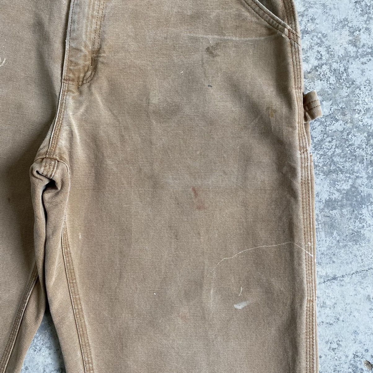 Carhartt Size 33x31 Vintage Carhartt Faded Tan Dirty Carpenter pants Size US 33 - 9 Thumbnail
